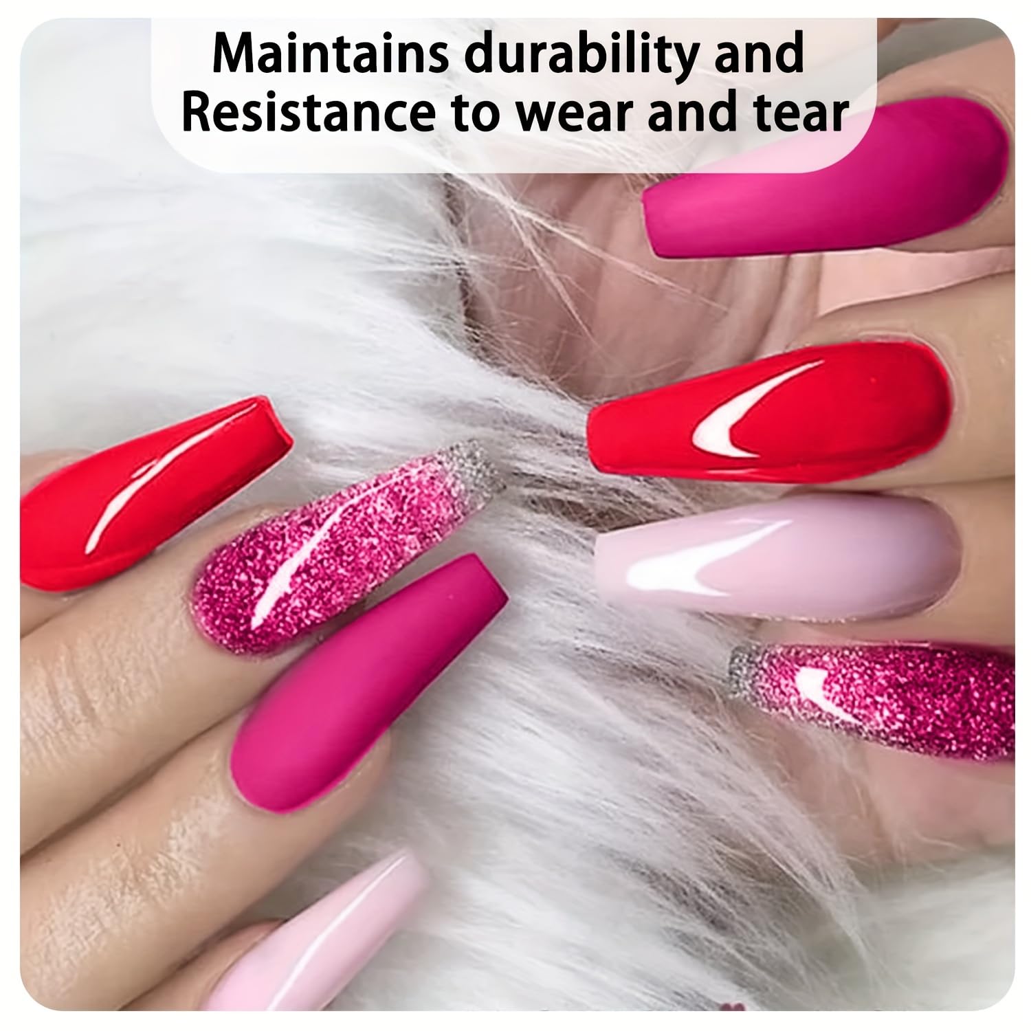 Gel Nail Polish,6 color kits Long Lasting Shine gel polish Wide Color Range gel nail polish set Professional gel nails polish Ma