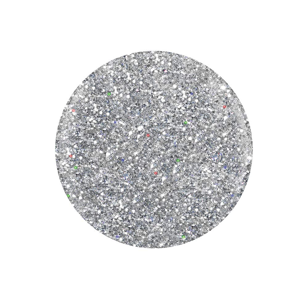 Gelish Powder Dip Collection (Am I Making You Gelish?) Silver Sparkle Nail Dip Powder Nail, Silver Sparkle Powder, Dip Powder Co