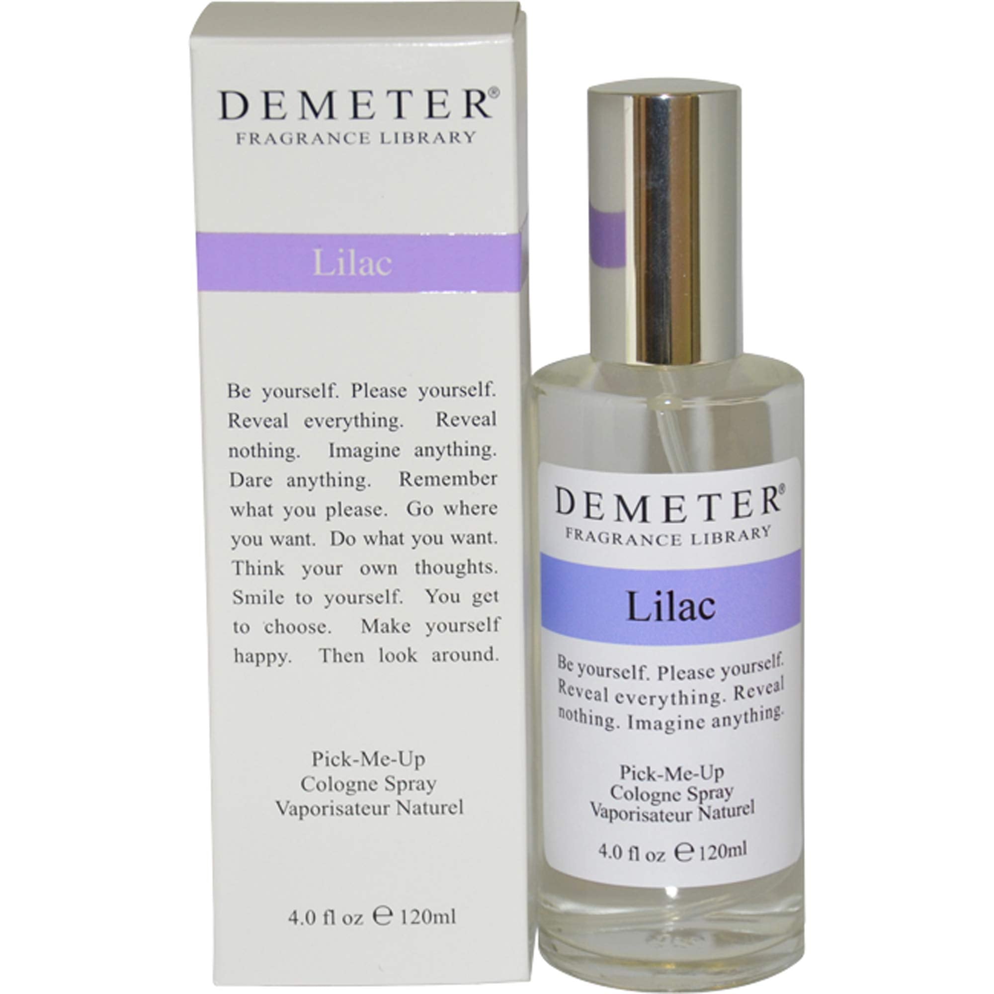 Lilac By Demeter, 4 Oz Pick-Me-Up Cologne Spray For Women