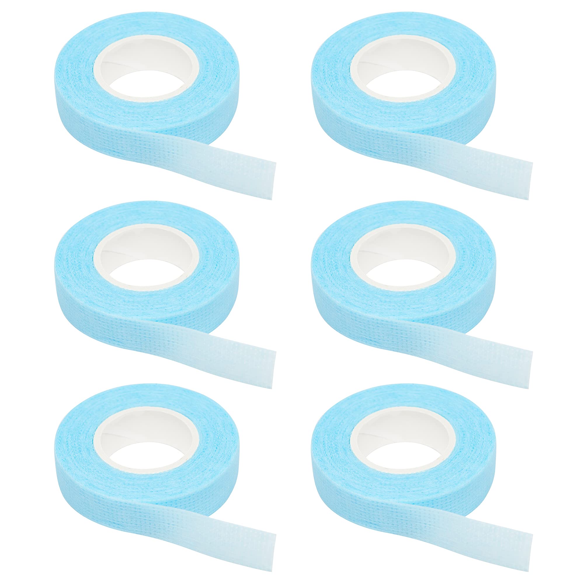 Actrol 6 Rolls Eyelashes Tape Adhesive Fabric Tape For Eyelashes Extension Fabric Supply Breathable Tape Under Eye Individual Ey