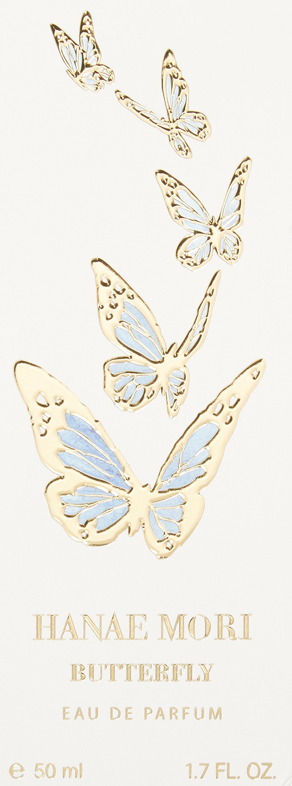 Hanae Mori Butterfly Eau De Parfum Spray for Women, 1.7 Fl Ounce