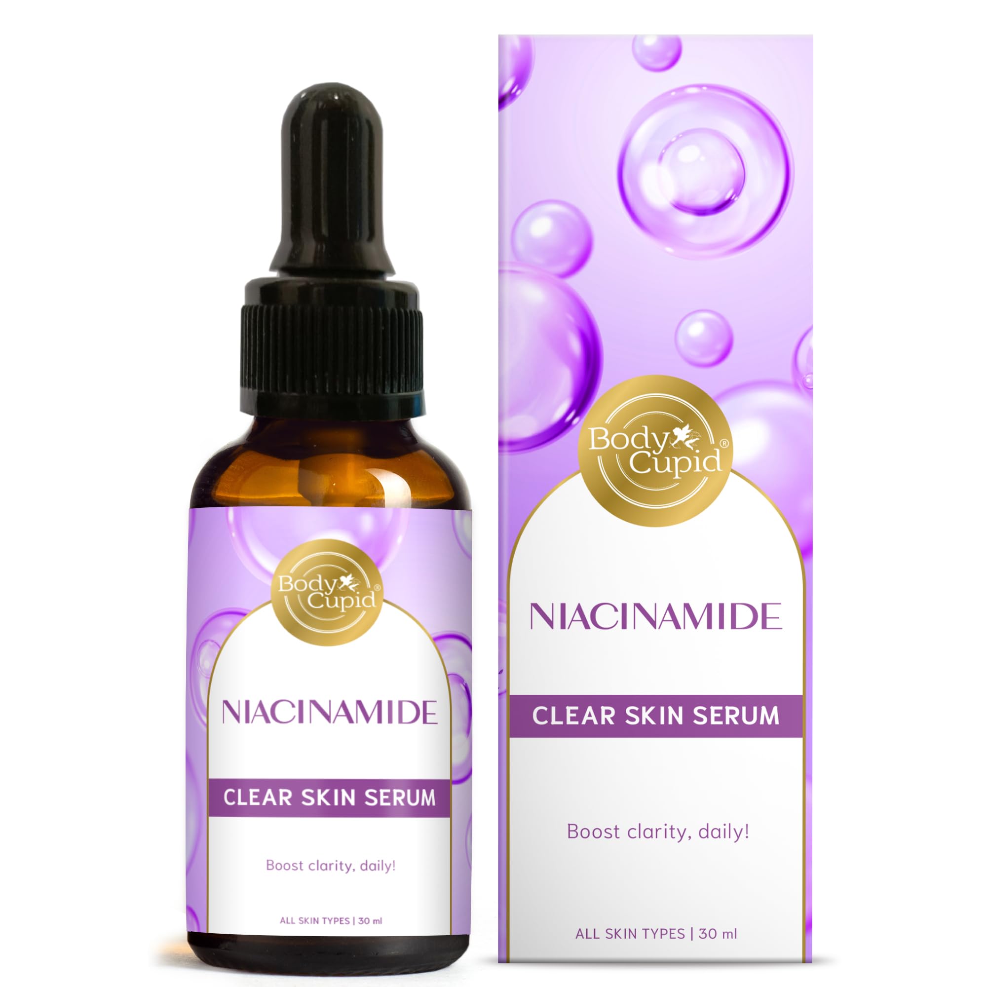 Body Cupid Niacinamide Serum  Niacinamide Balancing B3 Facial Serum For Acne, Tone, Texture  Brightening And Hydrating Skincar