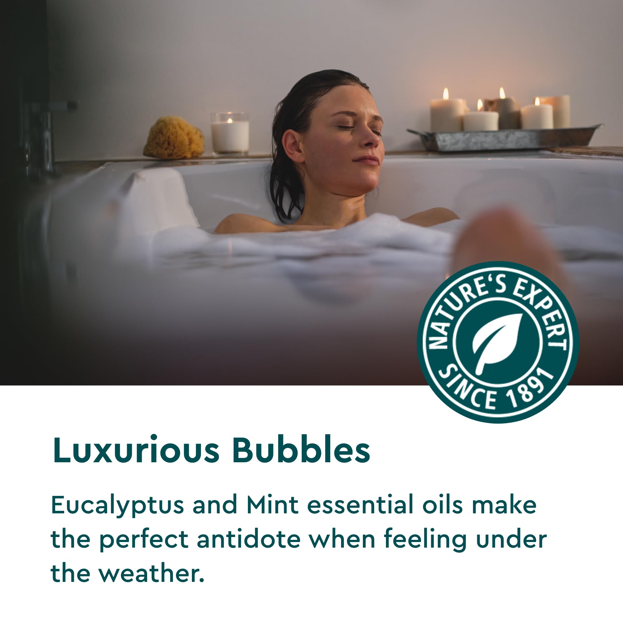 Kneipp Under The Weather Eucalyptus Aromatherapy Bubble Bath - Good For Respiratory Wellness - Vegan - Sulfate Free - 13.5 Fl Oz