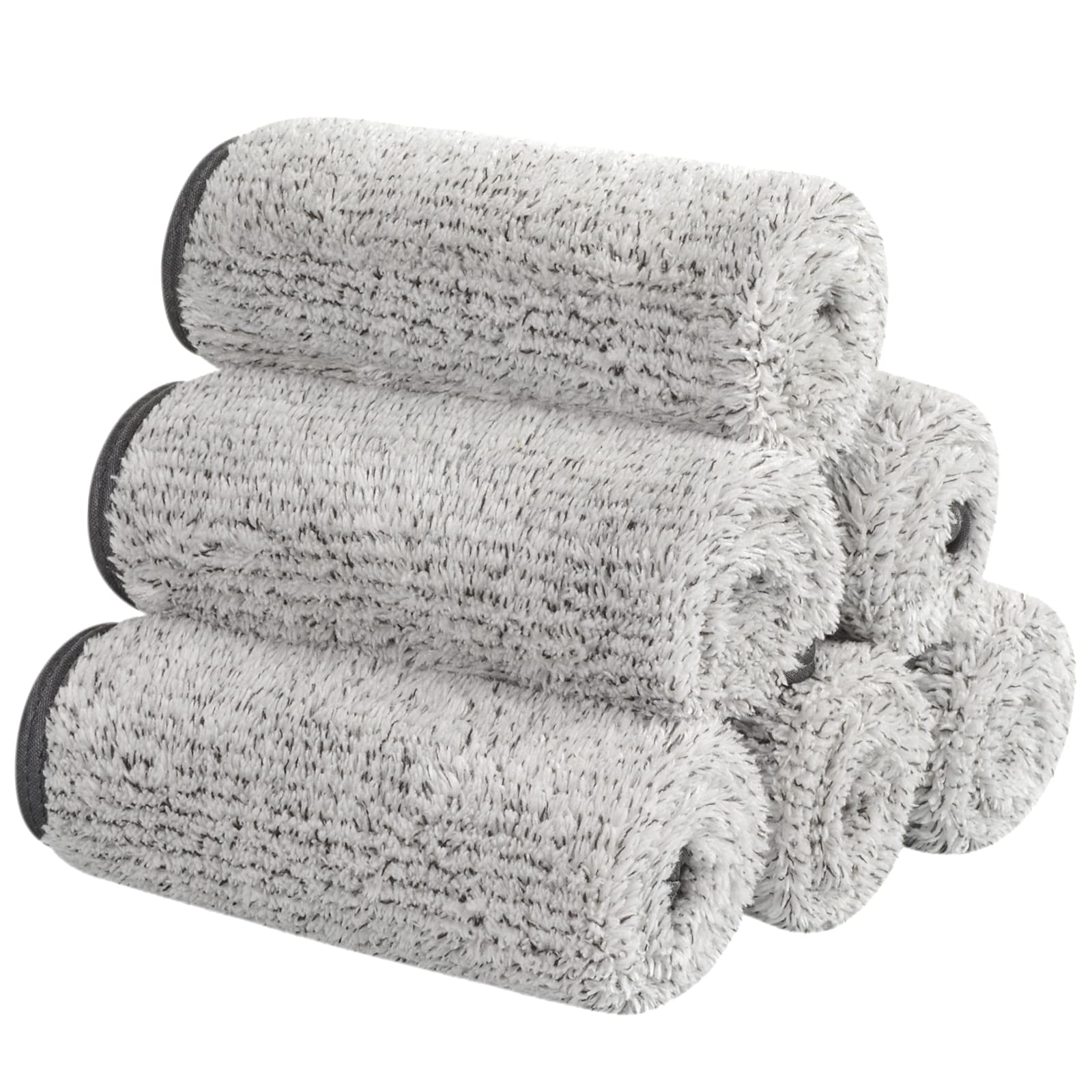 Sunland Microfiber Face Towels Reusable Makeup Remover Cloth Face Cloth Facial Washcloths For Bath 11Inchx11Inch 6 Pack