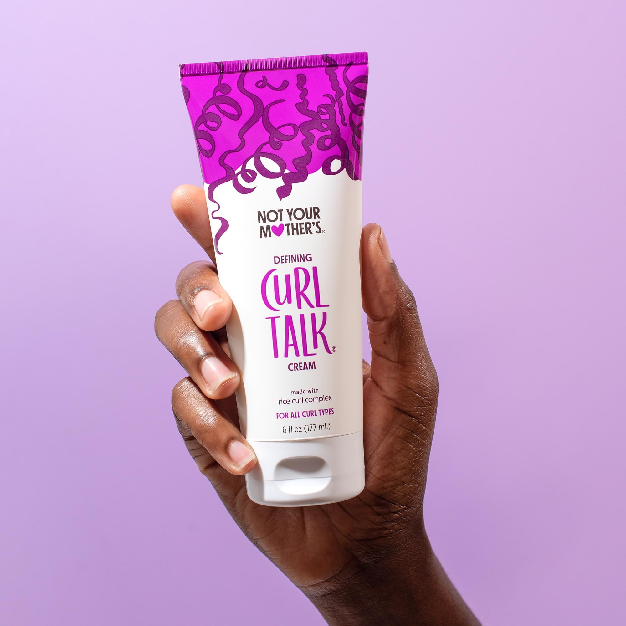 Not Your Mother's Curl Talk Frizz Control Sculpting Gel & Defining Cream (2-Pack) - 6 fl oz - Formulated with Rice Curl Complex