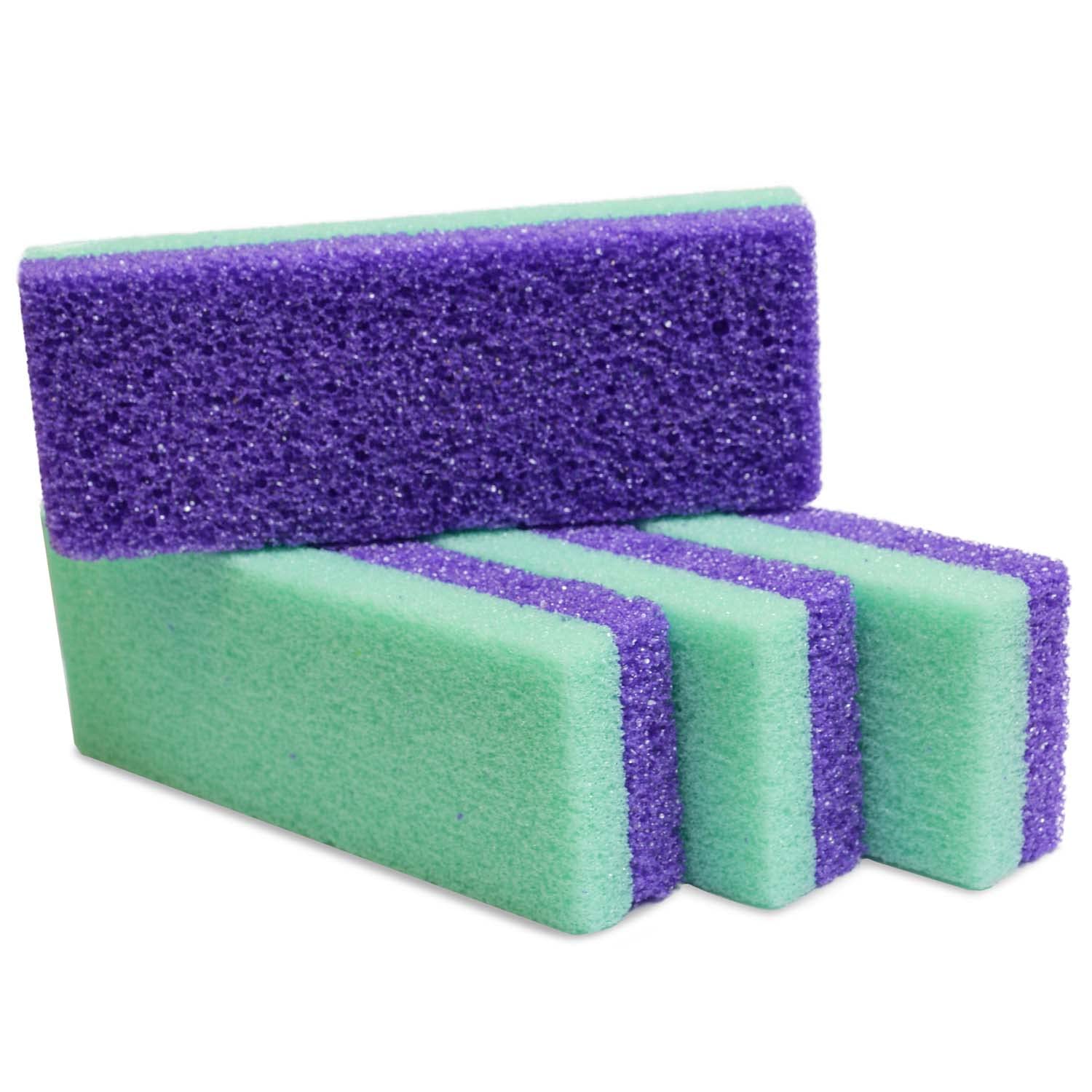 Karlash Professional Pedicure Foot Pumice Stone, 2-Sided Callus Remover, 1 Count, Purple, Model KAR15954-P