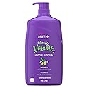 Aussie Miracle Volume With Plum Bamboo, Paraben Free Shampoo, 26.2 Fl Oz