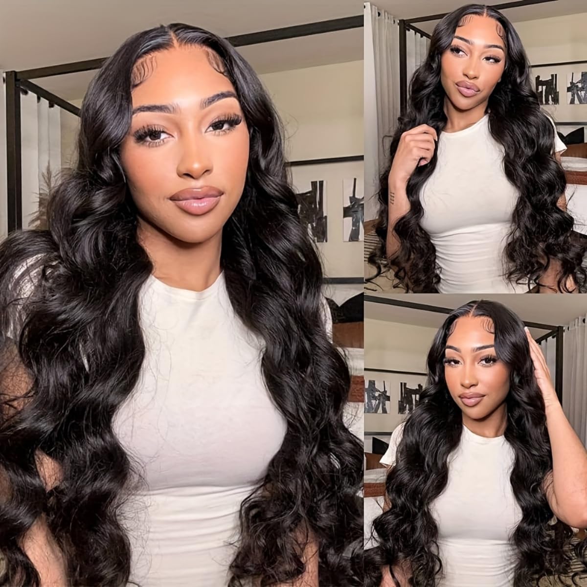220 Density Hd Lace Frontal Wig 13X6 Lace Front Wigs Human Hair Wigs For Black Women Body Wave Lace Front Wigs Human Hair Pre Pl