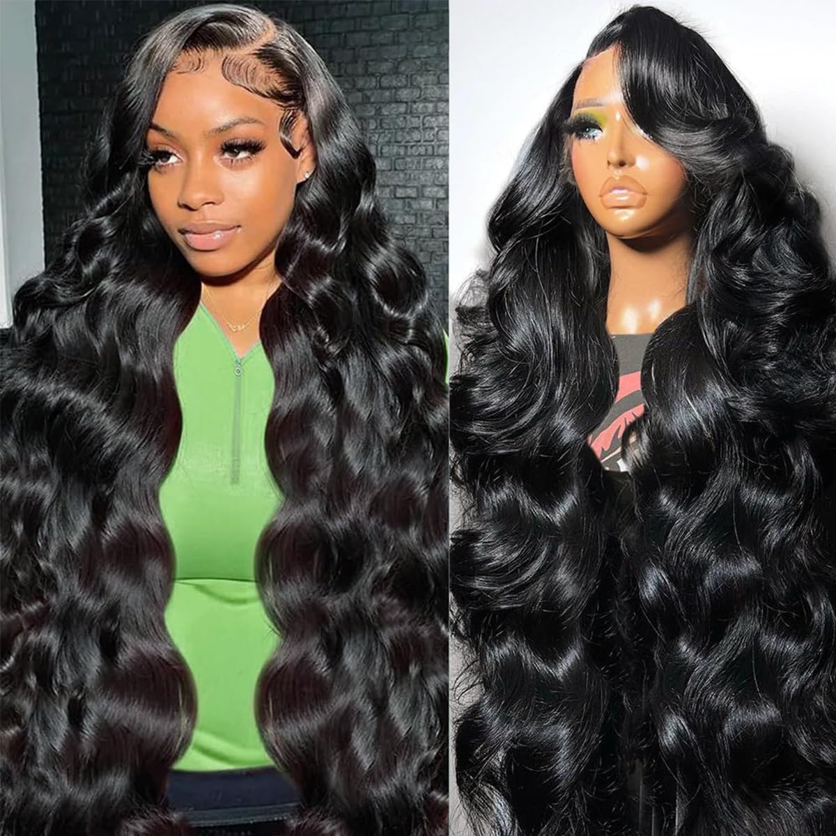 Gabrielle 28 Inch Body Wave Lace Frontal Wigs Human Hair 13X4 Hd Lace Front Wigs Human Hair Pre Plucked Body Wave Human Hair Wig