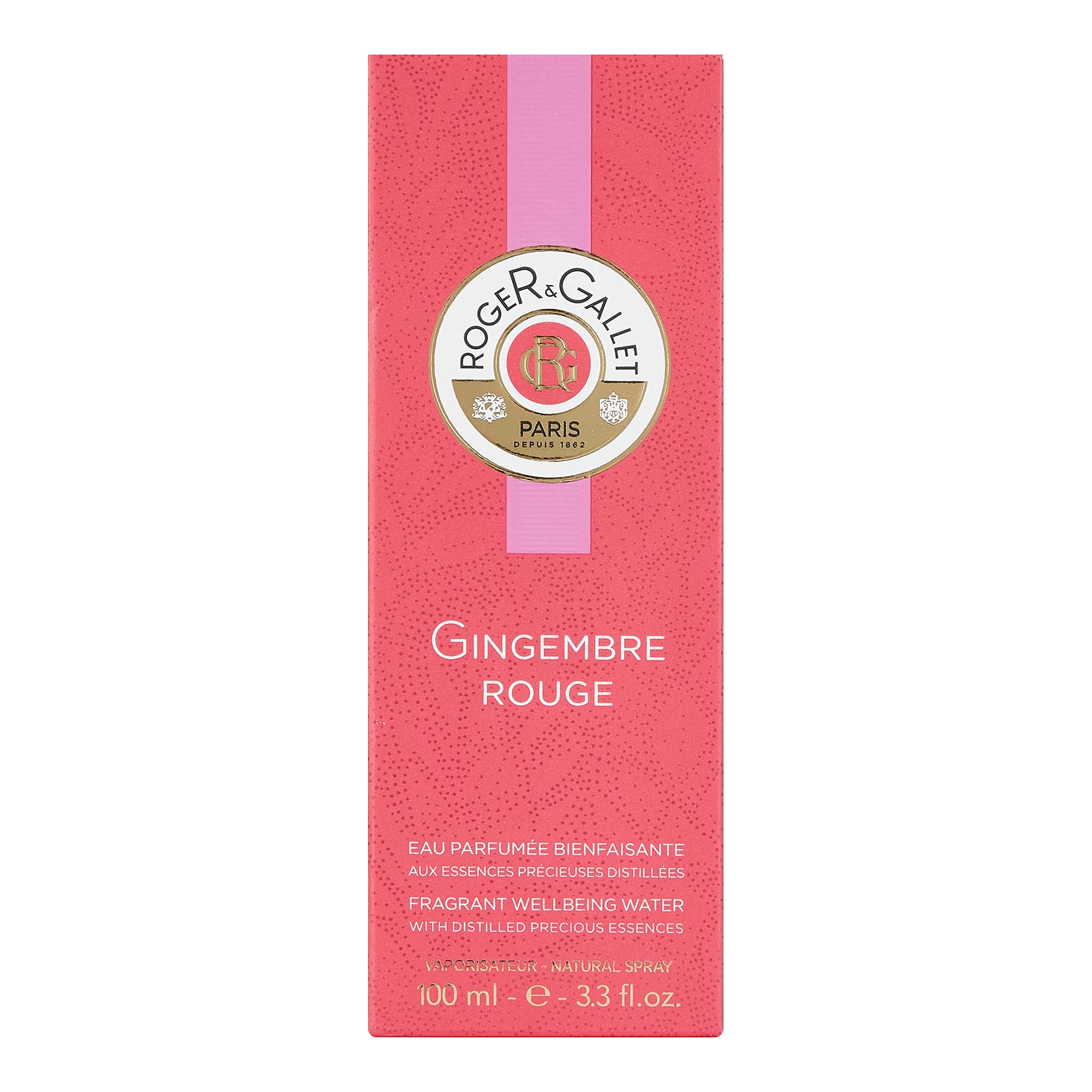 Roger & Gallet | Fragrant Water Body Spray For Women | Gingembre 3.3 Fluid Oz.