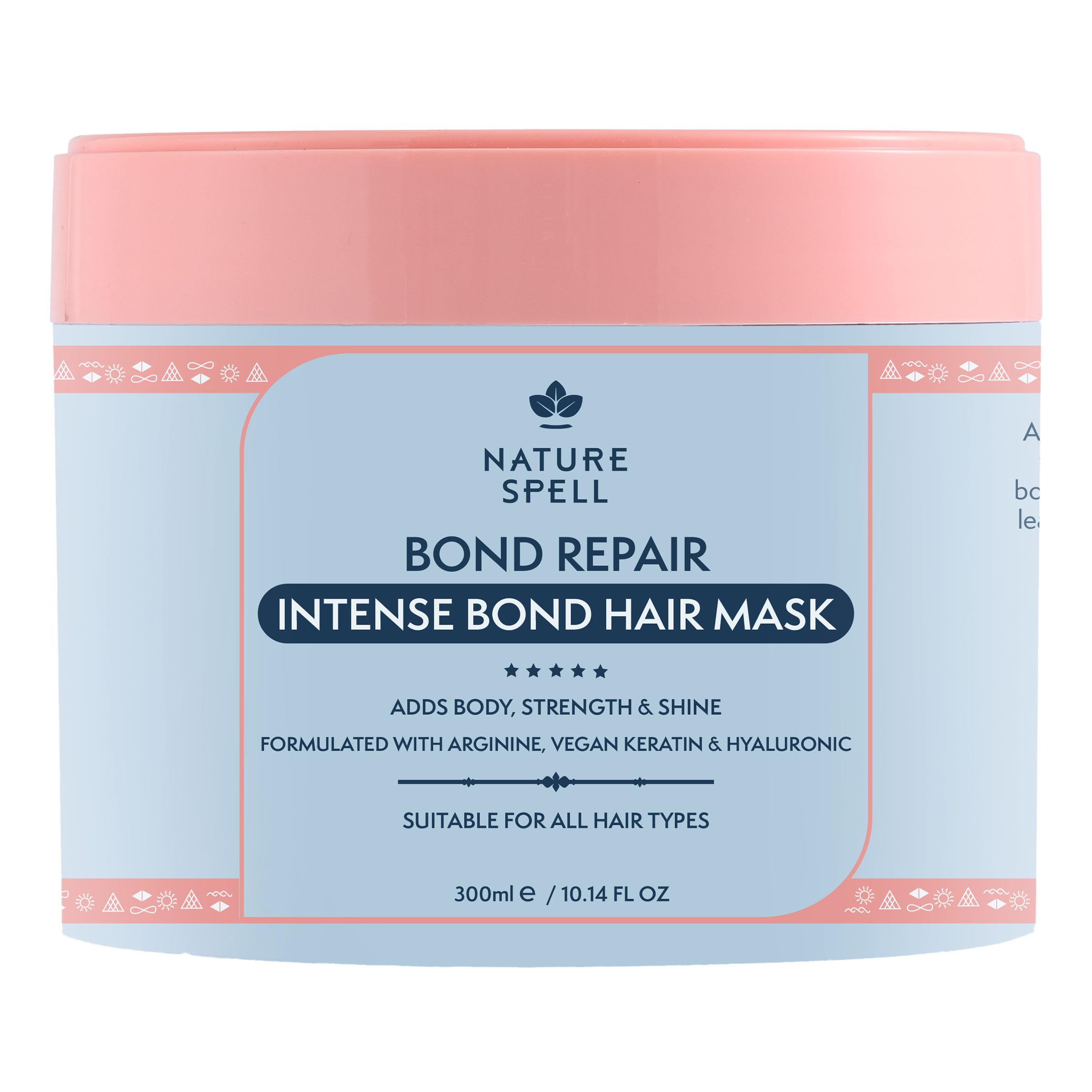 Nature Spell Bond Repair Mask for Dry & Damaged Hair, 10.14 fl oz