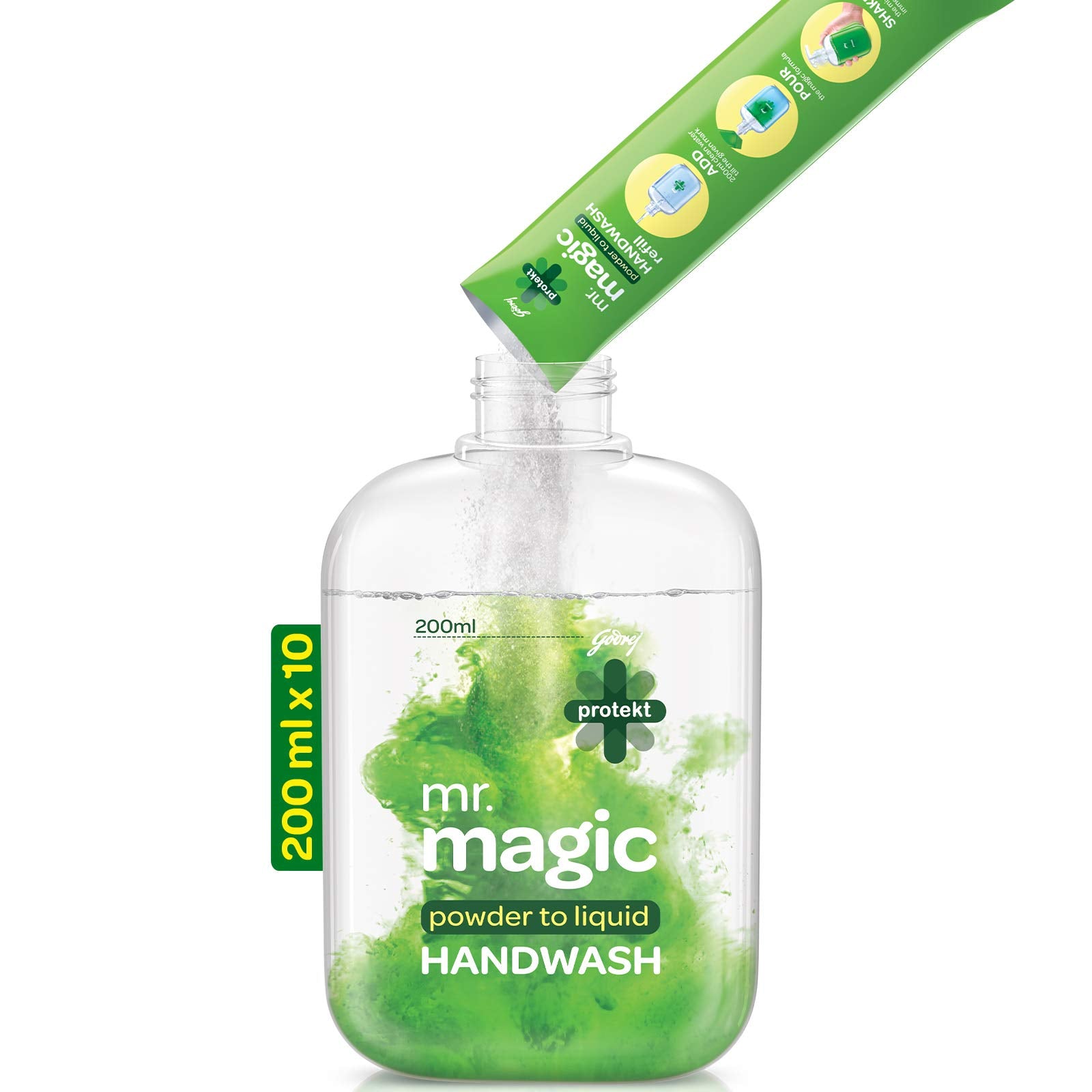 Godrej Protekt Mr Magic Handwash 9G Refill Pack Of 10