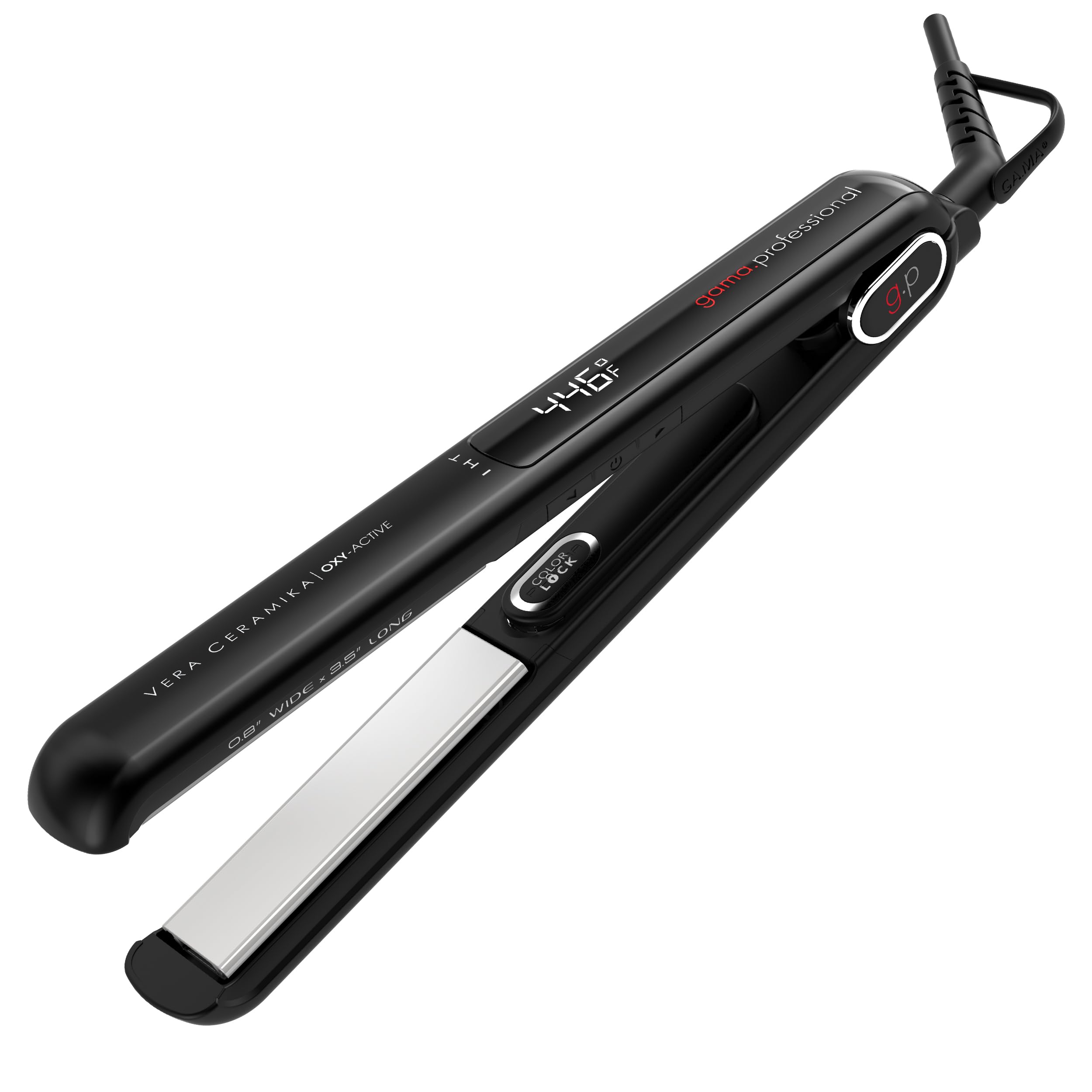 GA.MA Italy Professional GEVO Vera Ceramic Flat Iron, 0.8 Plates, 446F