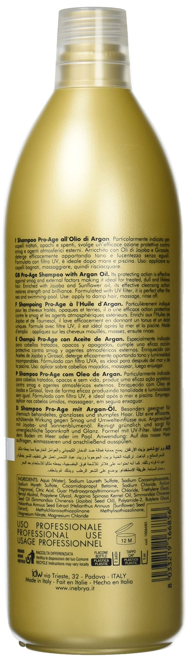 Inebrya Argan-Age Shampoo 1000 ml
