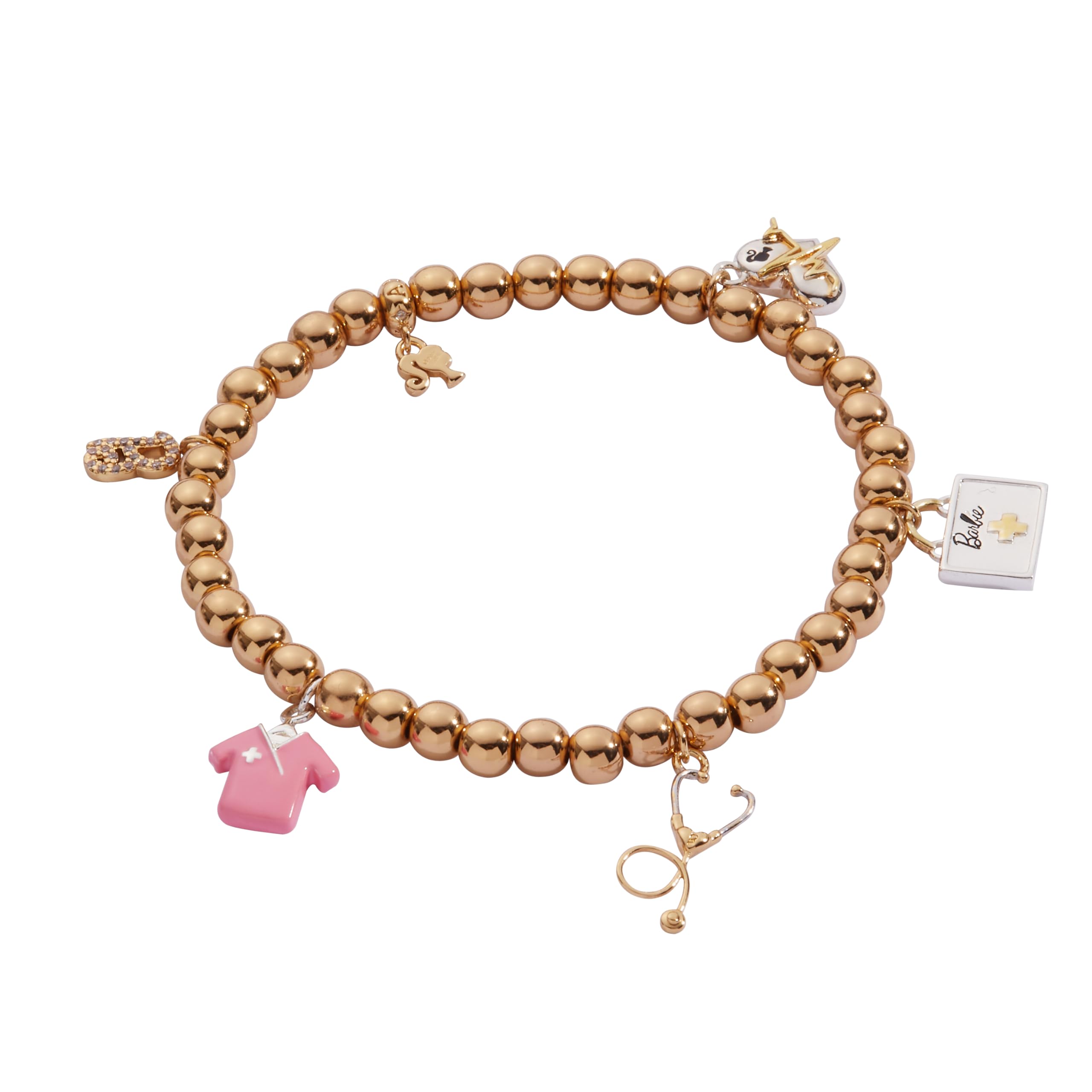 Alex and Ani Barbie Medical Stretch Bracelet