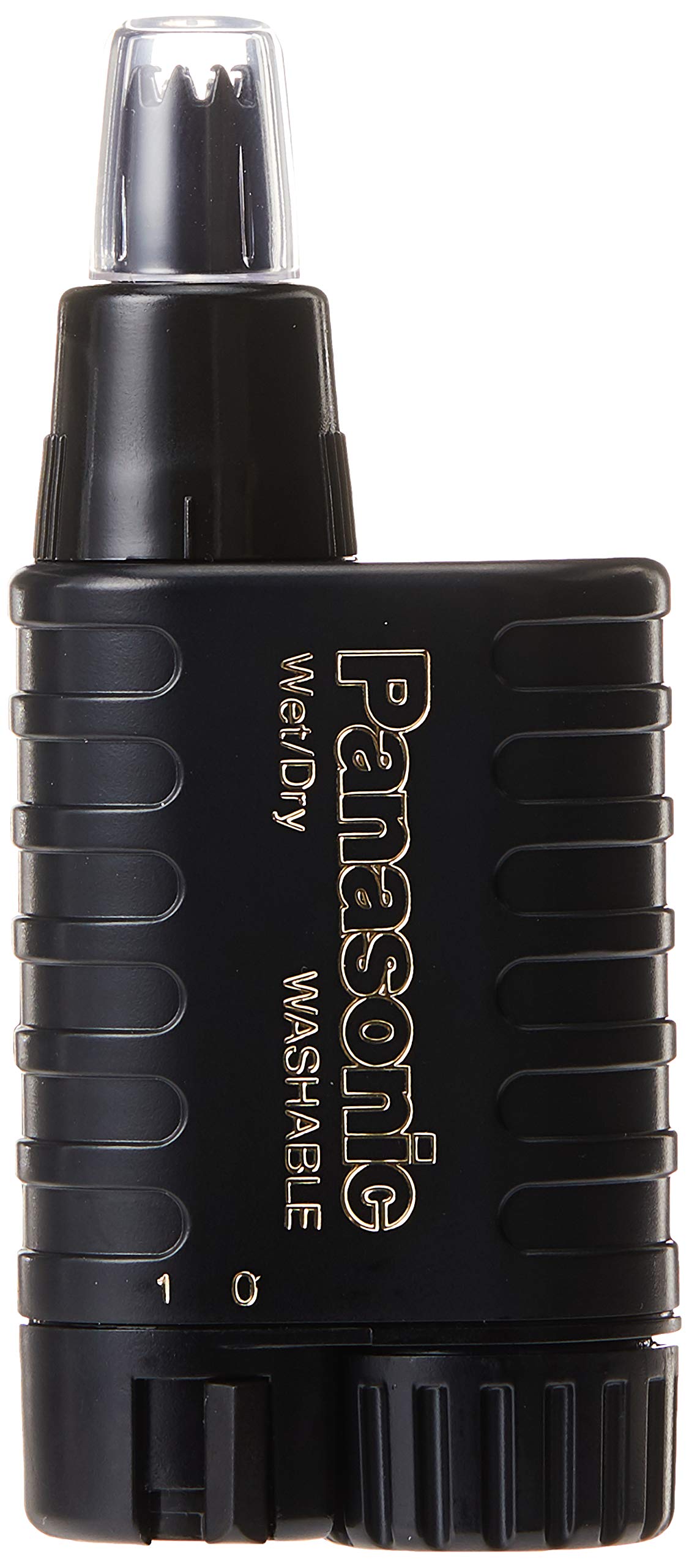 Panasonic ER115 Nose & Ear Hair Trimmer, Wet/Dry, 4 Inch, Black, Plastic