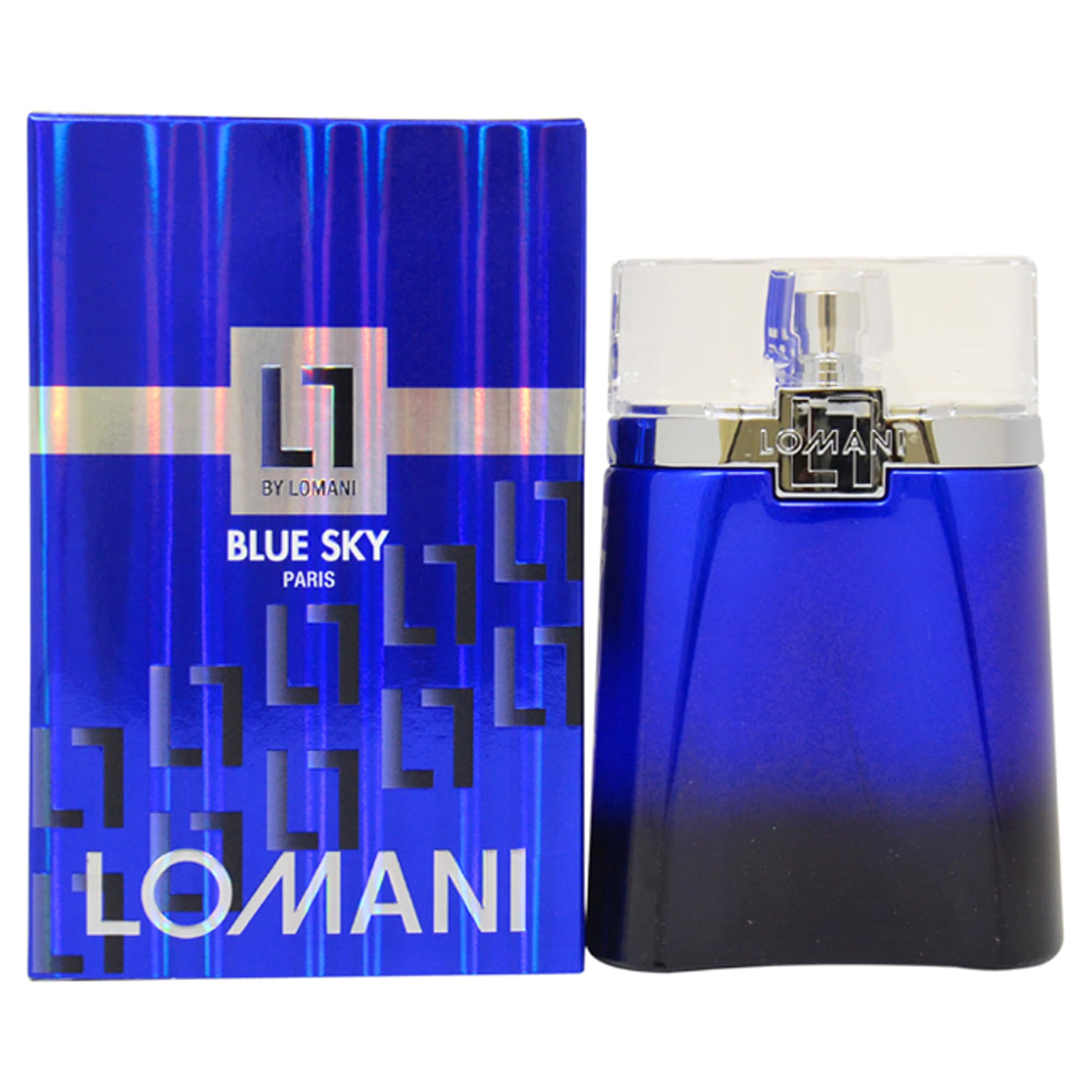 Lomani Eau de Toilette Spray for Men, Blue Sky, 3.3 Ounce