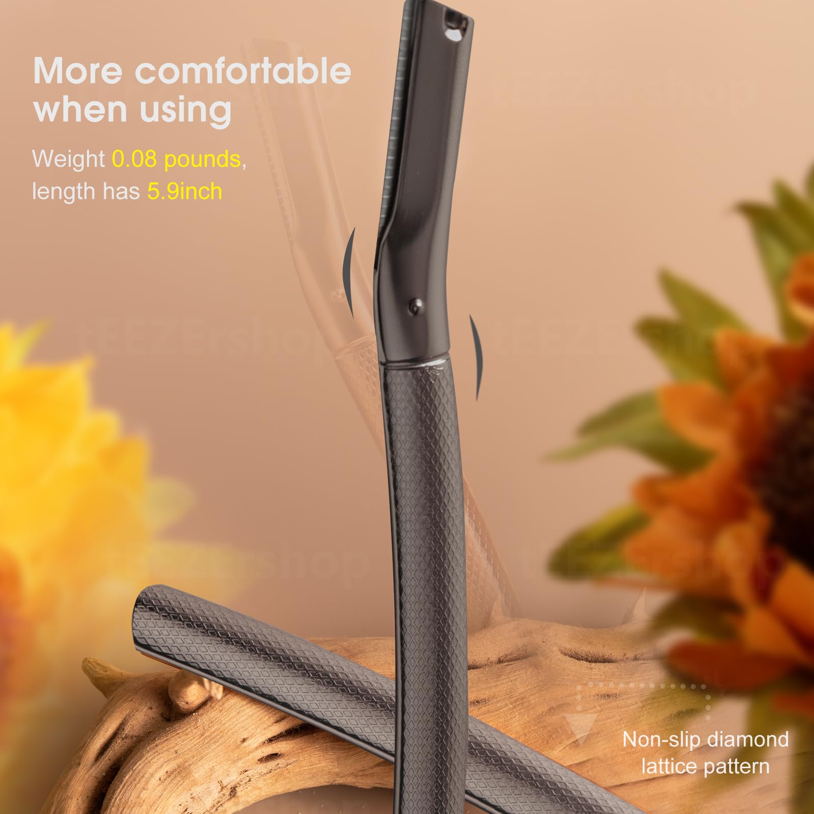 Teezershop Dermaplane Razor For Women Face With 20Pcs Blades,Professional Facial Razors For Peach Fuzz And Eyebrow Hair Removal,