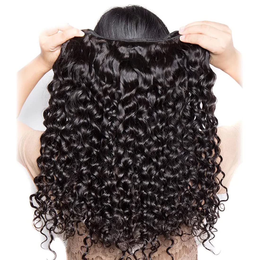 Water Wave Bundles Human Hair 100% Unprocessed Hair(18 20 22 24 Inch)10A Brazilian Virgin Remy Hair 4 Bundles Hair Weft Wet And