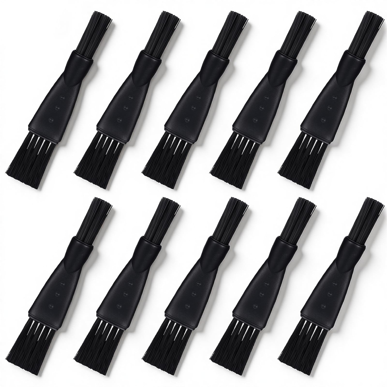 10 PCS Electric Shaver Cleaning Brush, Clipper Cleaner Brush Electric Razor Cleaner Brushes Black Double Sided Razor Brushes Rep