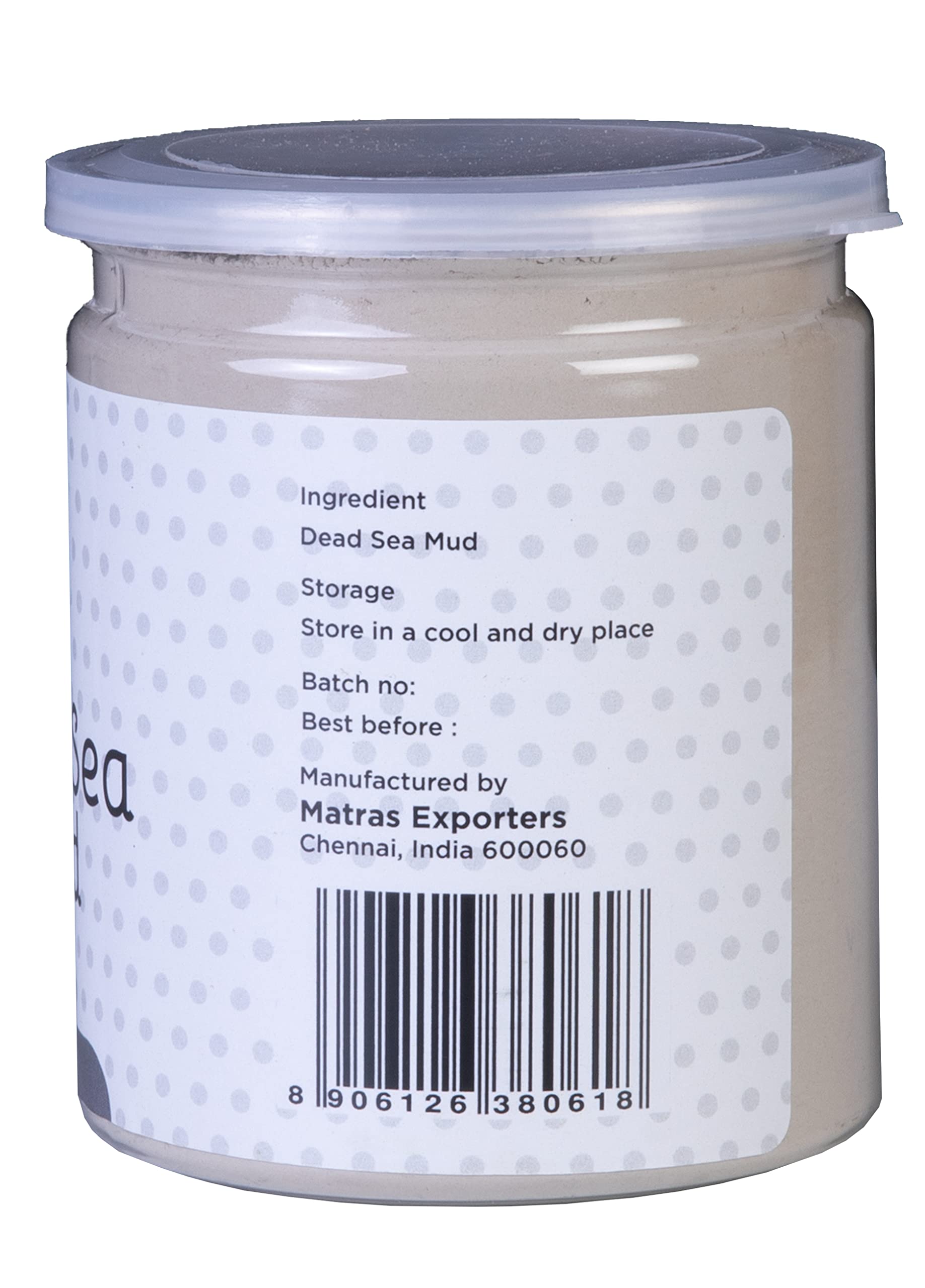 Dead Sea Mud Powder | 1 Lb | Detoxifies and Exfoliates The Skin | 100% Natural Mud Face Mask | Clears Acne, Dark Spots & Anti-Ag