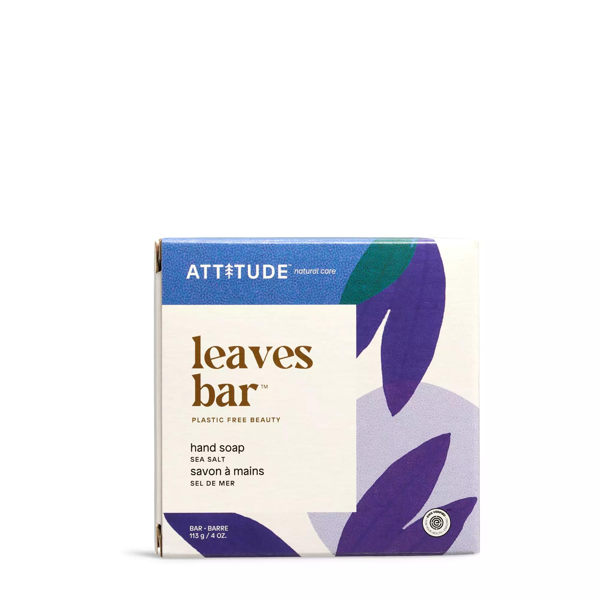 ATTITUDE Soap Bar, Natural Origin, Nourishing Cleanser for Hands and Body, Repairs and Soothes Dry Skin, Avocado Oil & Shea Butt