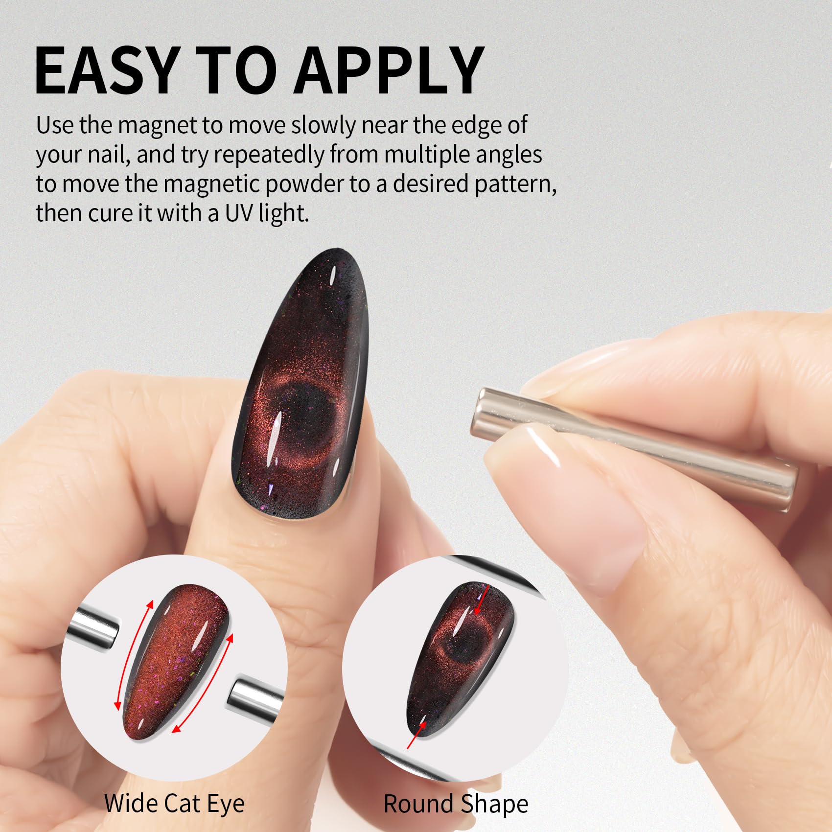 Maychao 15Ml Cat Eye Gel Nail Polish 1Pc Starry Sky Gel Polish With Magnet Soak Off Holographic Magnetic Nail Polish For Nail Ar