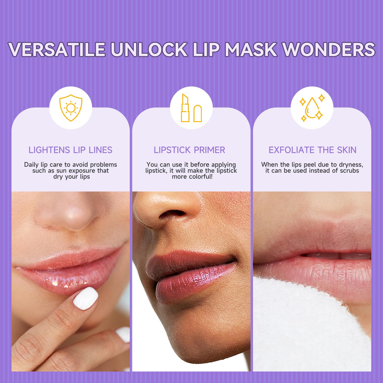 Tiejdhr Honey Lip Mask Overnight, Fade Lip Lines Bee Lip Balm, Honey| Day Repair Lip Sleeping Masks, Natural Lip Enhancer Care S