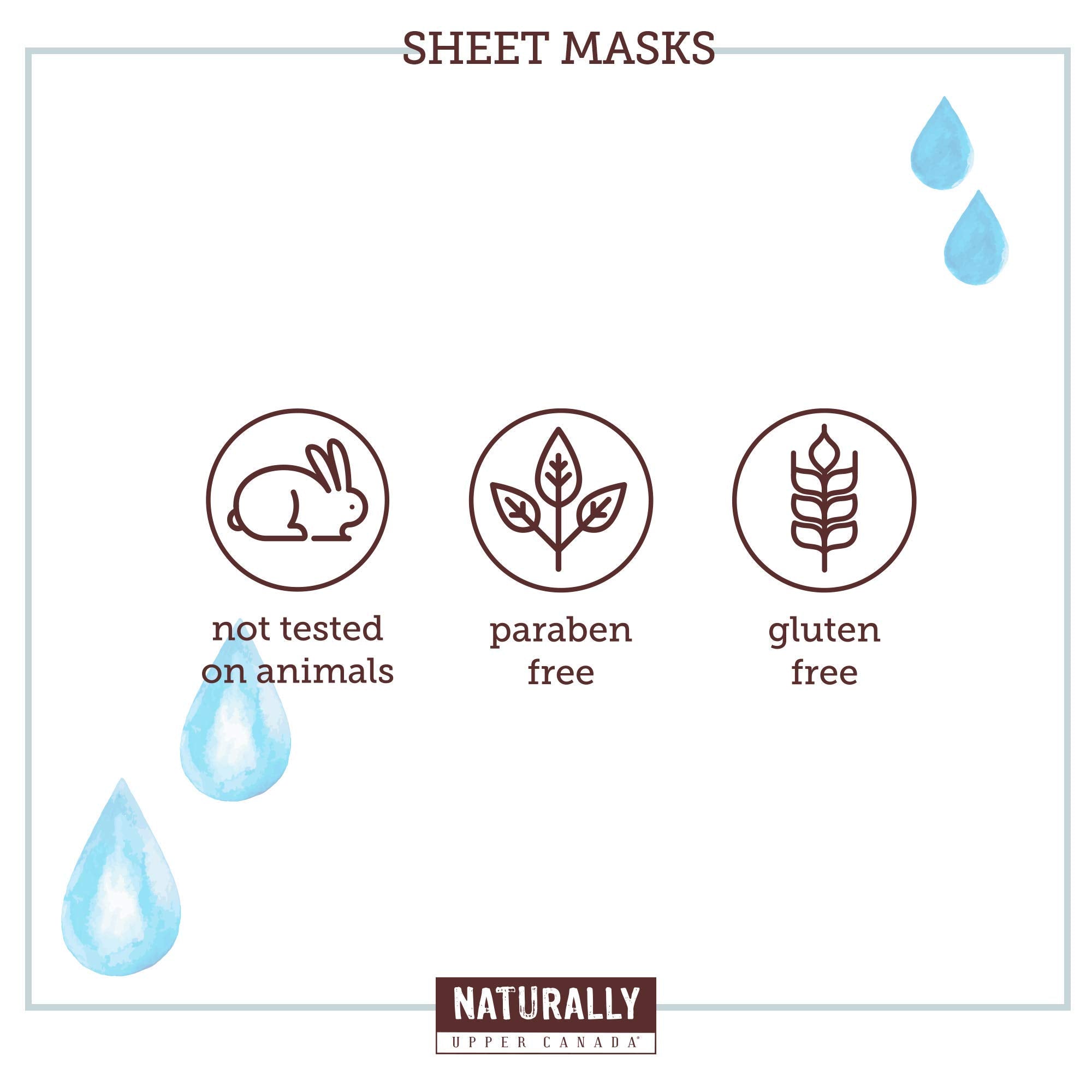 Naturally 30 Hydrating Hyaluronic Acid Infused Sheet Mask, 5 Sheet Masks Included