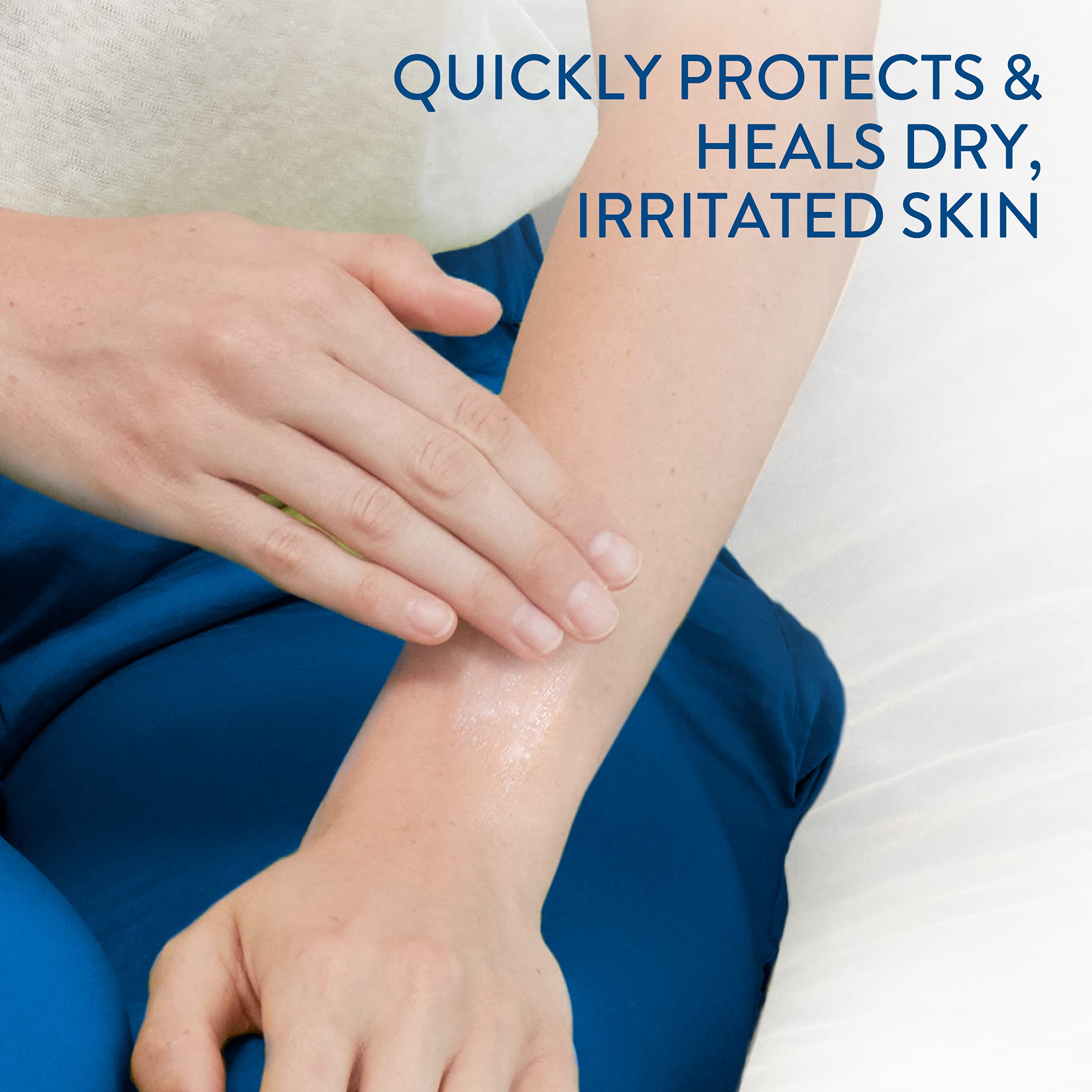 Cetaphil Healing Ointment, 12 Oz, For Dry, Chapped, Irritated Skin, Heals And Protects, Soothes Cracked Hands And Chapped Lips,