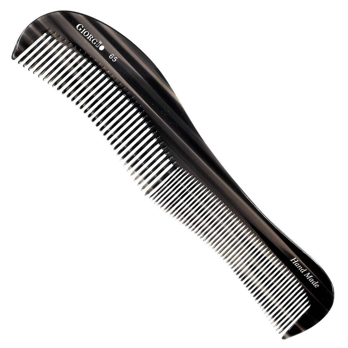 Giorgio G65 Contour Comb -Fine Tooth Comb And Wide Tooth Comb For Thick And Thin Hair Styling - Grooming Hair Combs For Men,Wome