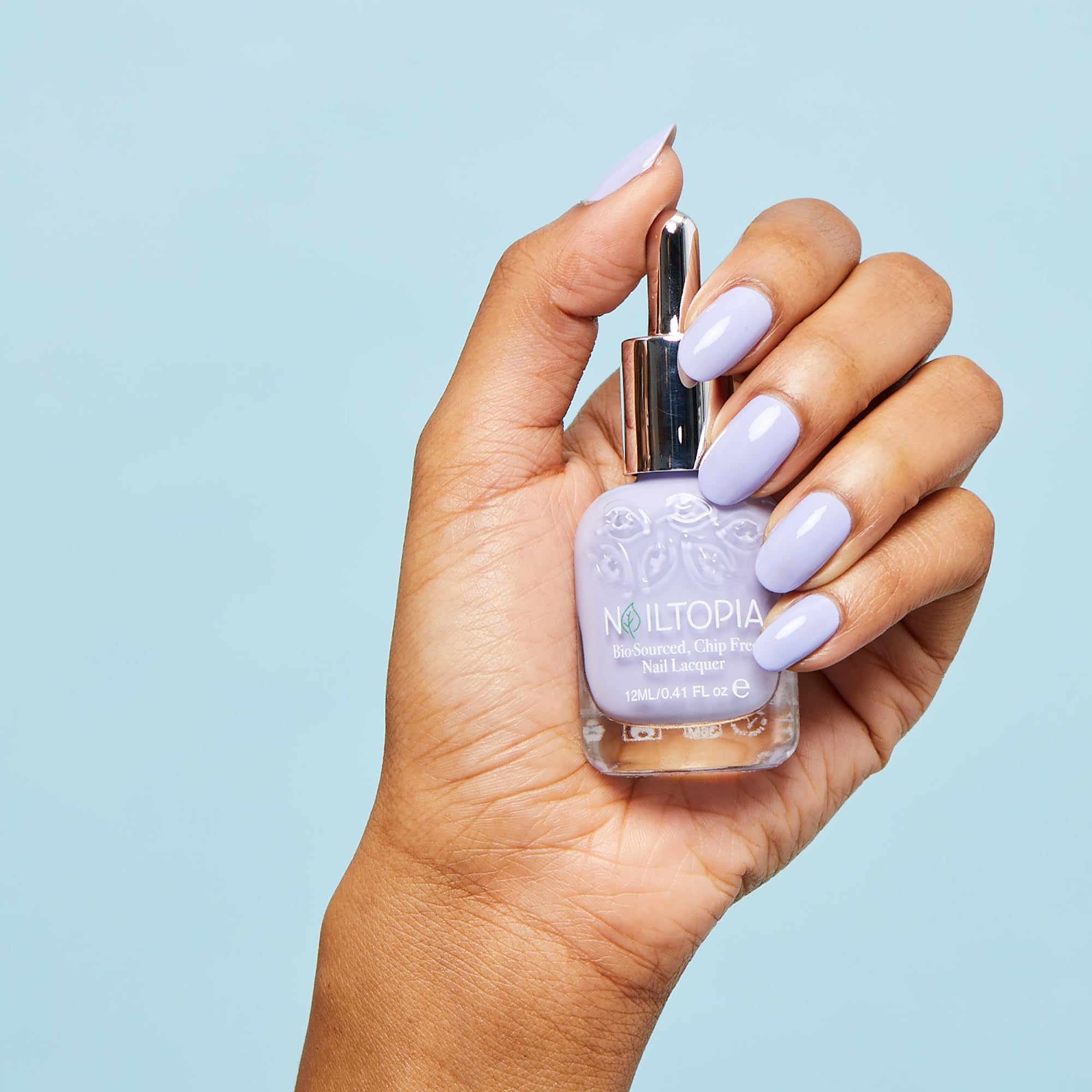 Nailtopia Bio-Sourced, Chip-Free Nail Lacquer - Fast Dry Nail Polish - Superfood-Infused - Natural Nail Polish - Keep It 100-0.4