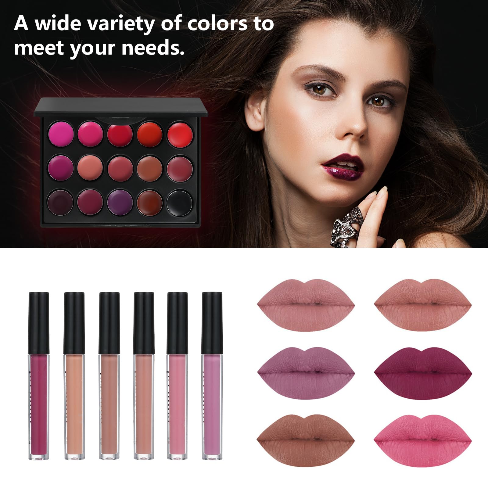 All In One Makeup Kit For Girls Gift, Makeup Kit For Women Full Kit Includes Sponge Eyeshadow Liquid Lipstick Concealer Eyeliner
