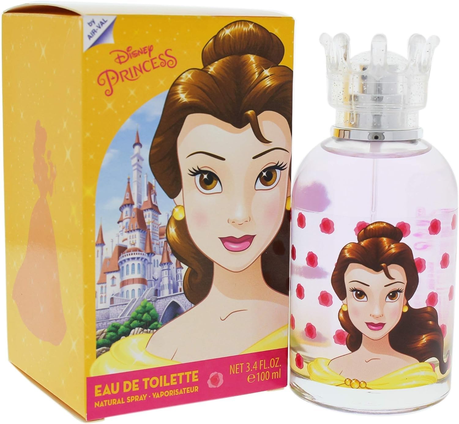 Disney Princess Belle Eau De Toilette Spray For Kids, 3.4 Ounce