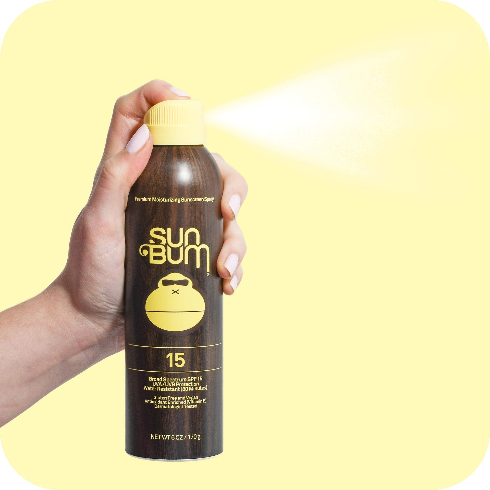 Sun Bum Sun Bum Original Spf 15 Sunscreen Spray Vegan And Reef Friendly (Octinoxate & Oxybenzone Free) Broad Spectrum Moisturizi