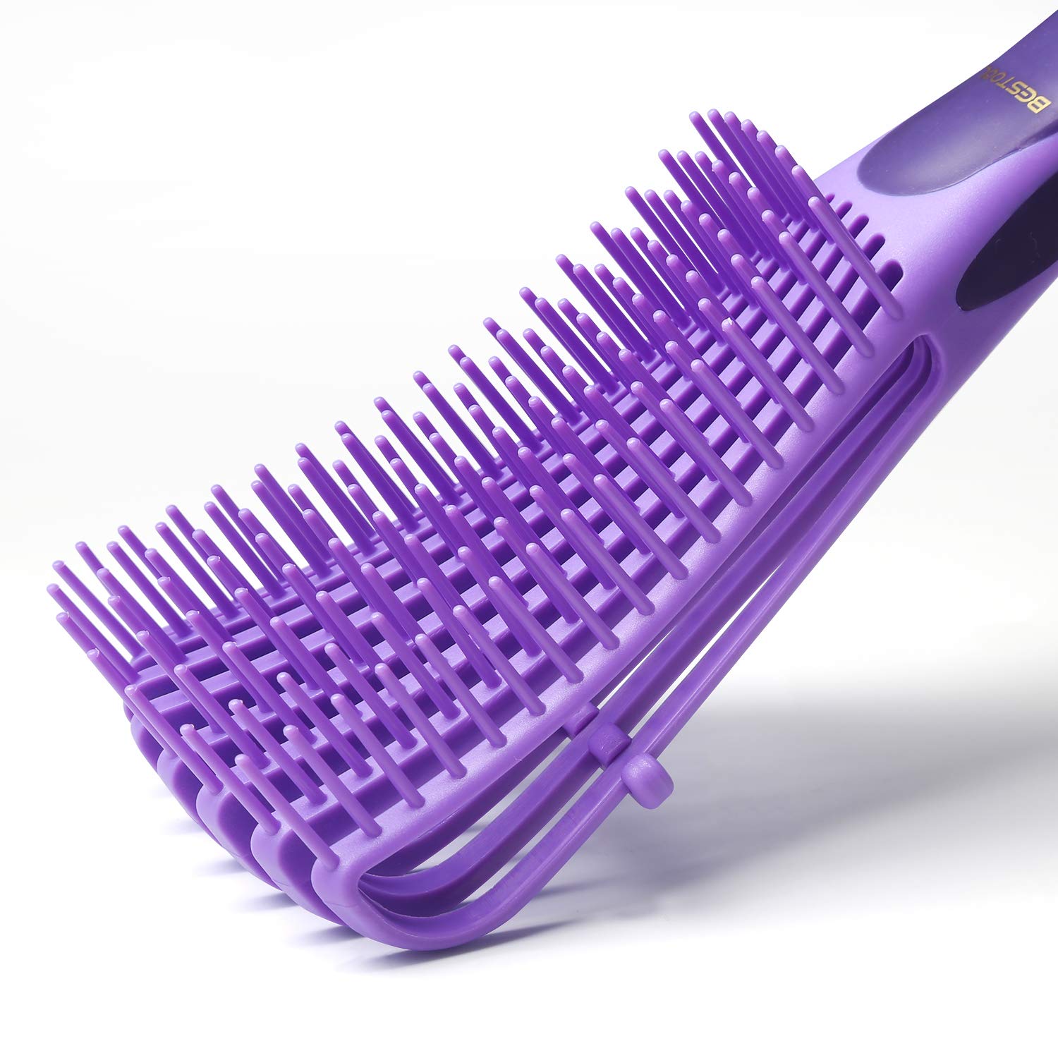 BESTOOL Detangling Brush for Natural Hair, Detangler for 3/4abc Curly, Coily, Kinky Hair, Detangle Wet/Dry Easily with No Pain (