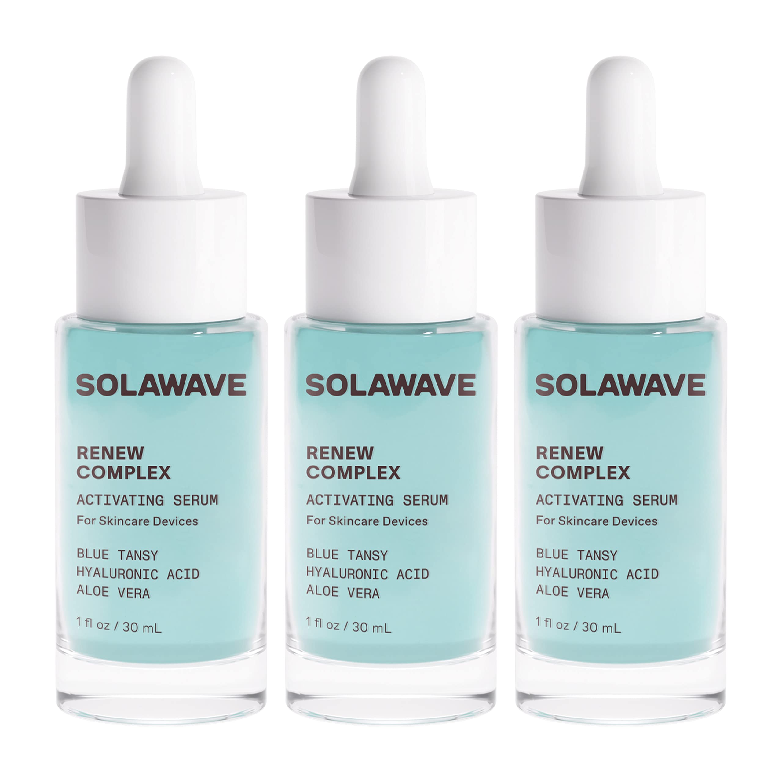 Solawave Renew Complex Serum For Face And Neck | Boost The Effects Of Solawave Facial Wand | Red Light Therapy For Face And Micr