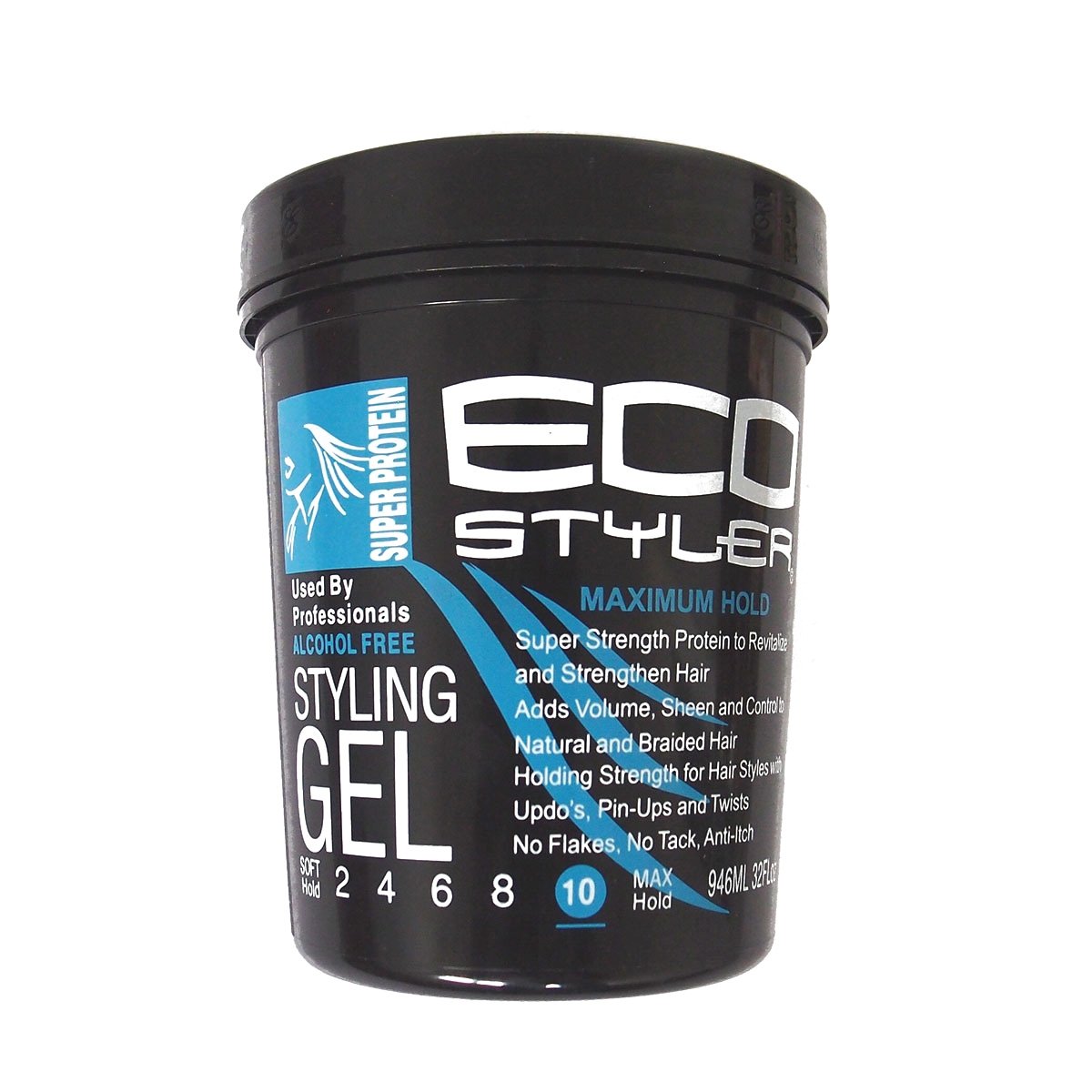 Ecoco Eco Style Gel - Regular Super Protein - Provides Gravity Defying Hold And Long Lasting Shine - Helps Maintain Healthy Hair