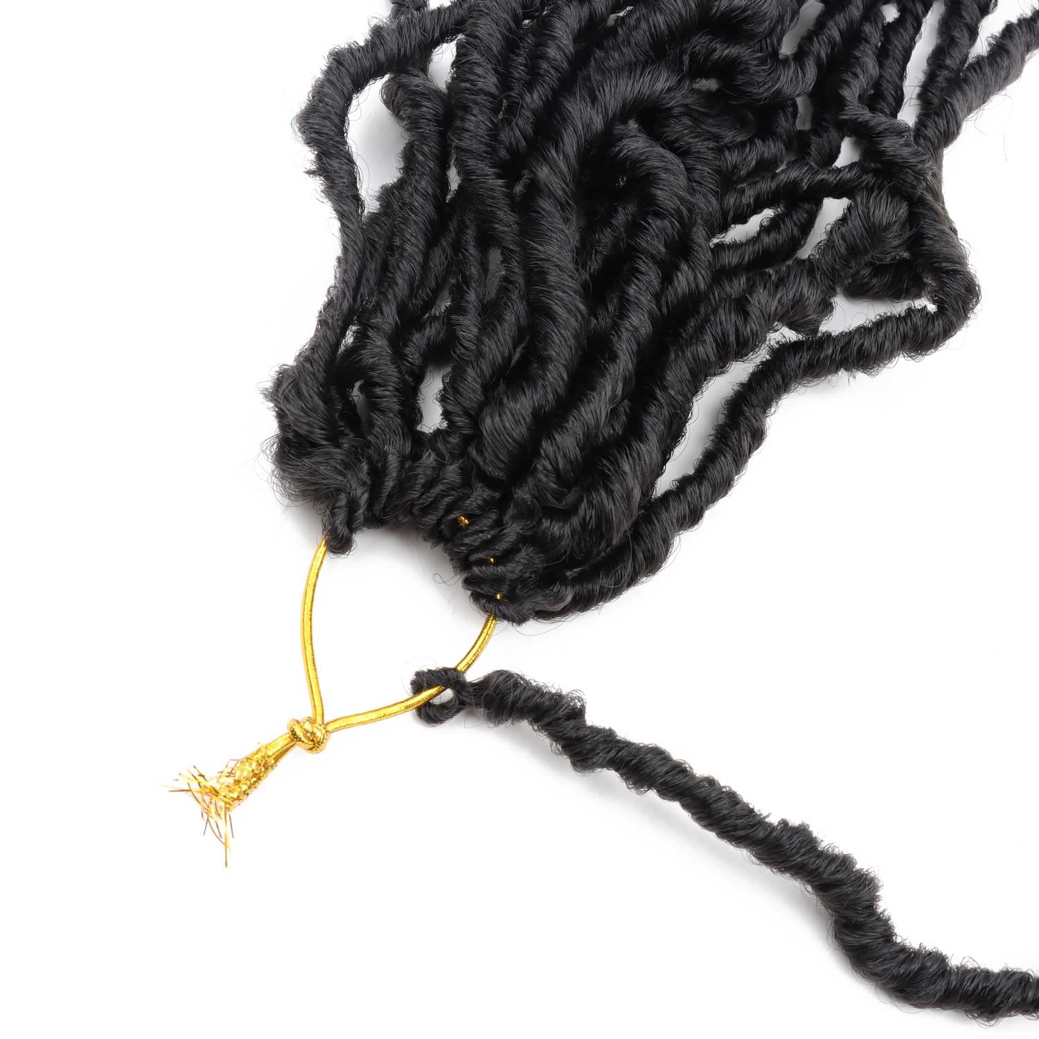 24 Inch Faux Locs Crochet Hair Pre Looped 6 Packs Soft Locs Crochet Braids Goddess Locs Dreadlocs Synthetic Hair For Black Women