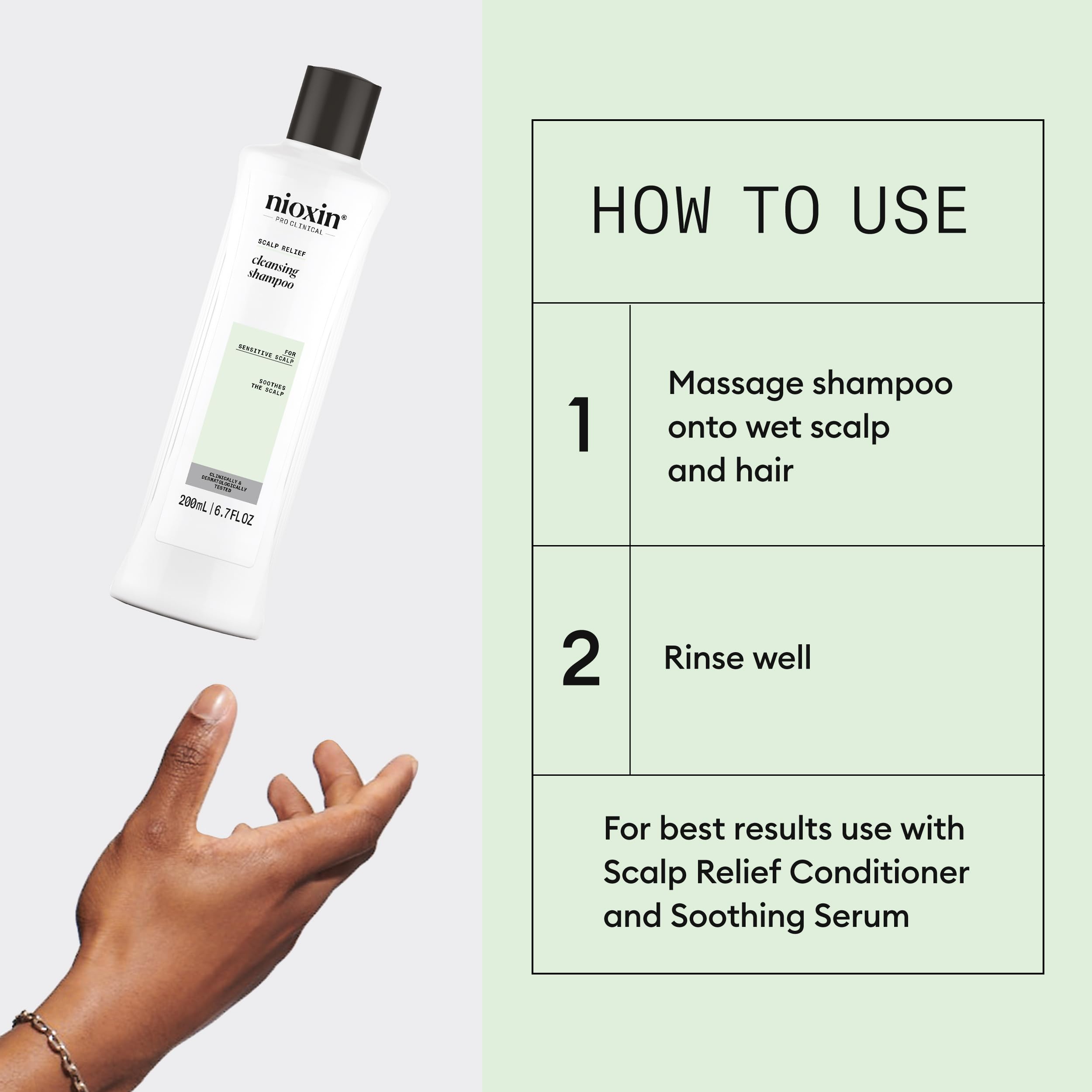 NIOXIN by Nioxin SCALP RELIEF CLEANSING SHAMPOO 6.76 OZ(D0102HPZU97.)