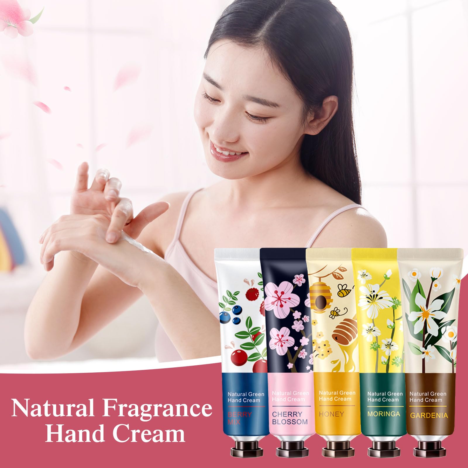 Dansib 60 Pack Hand Cream Gifts Set for Women Mothers Day Gifts for Mom Mini Lotion Bulk for Dry Cracked Hands, Mini Hand Lotion