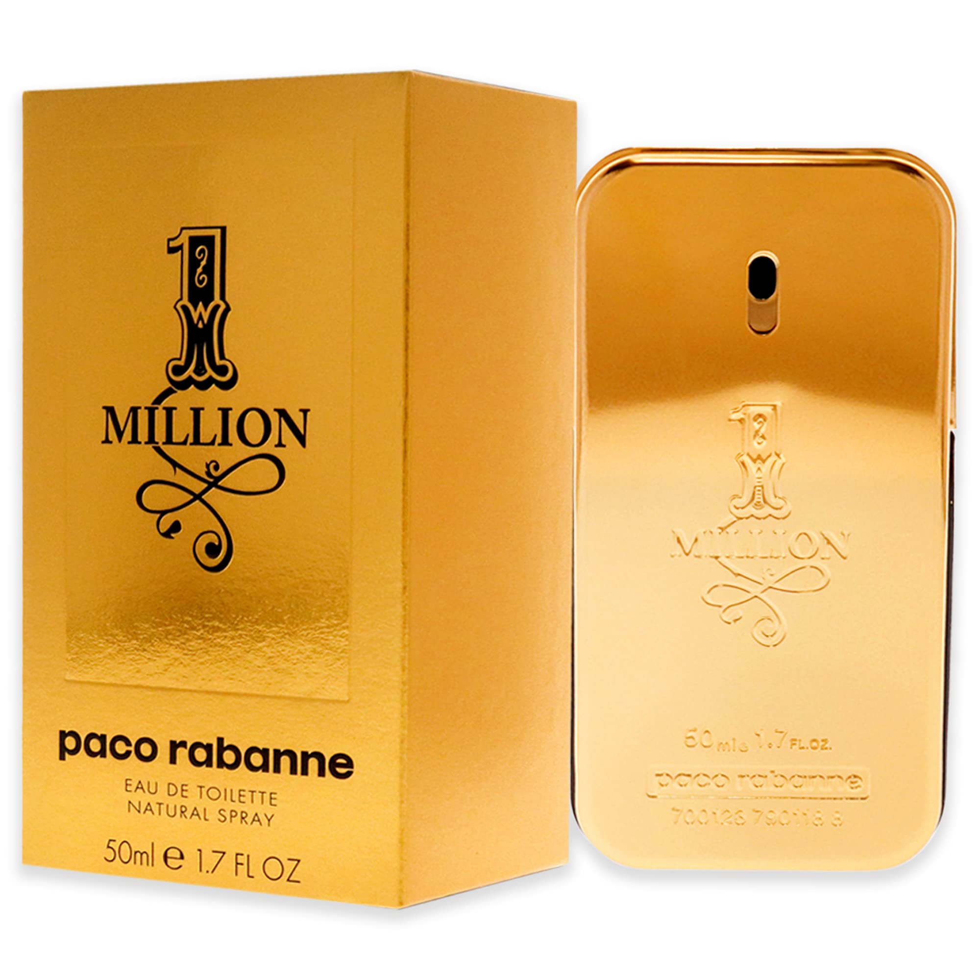 1 Million By Paco Rabanne, 1.7 Oz Eau De Toilette Spray For Men