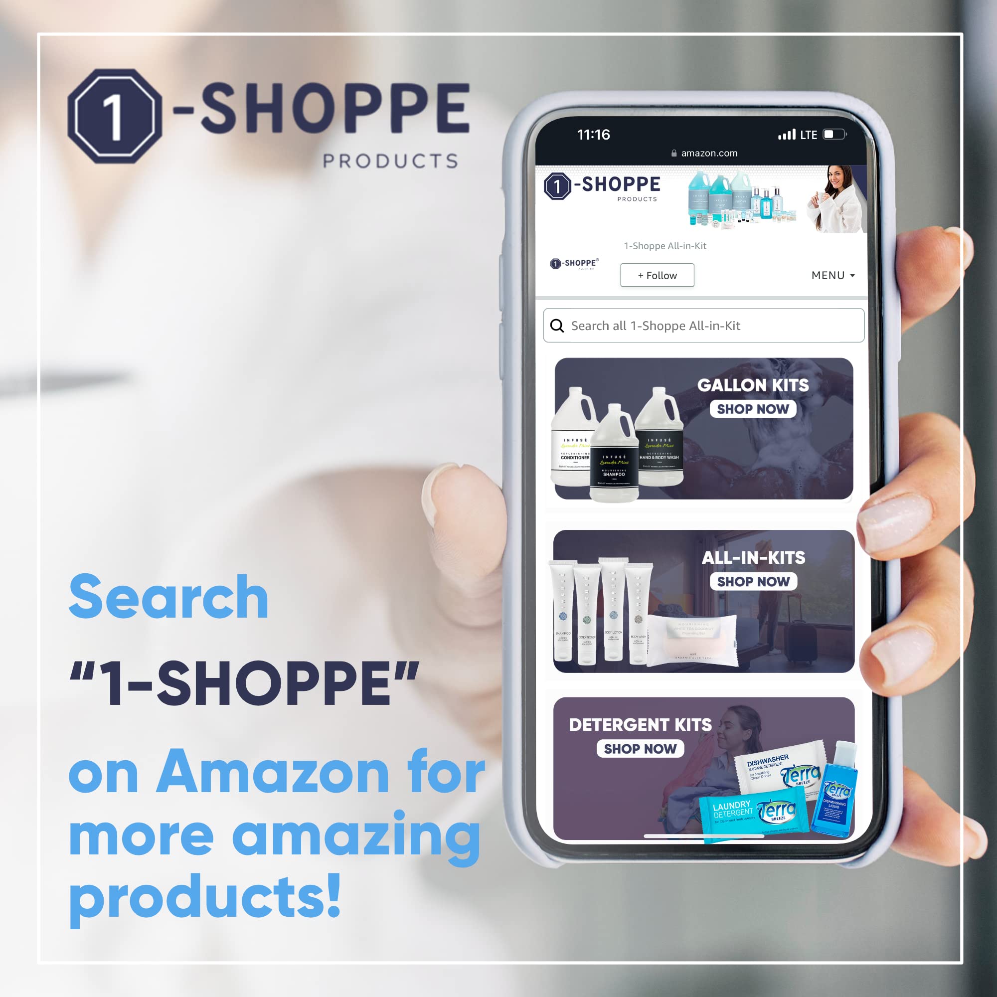 H2O Therapy Hotel Soaps And Toiletries Bulk Set  1-Shoppe All-In-Kit Amenities For Hotels & Airbnb  .85Oz Hotel Shampoo & Condit