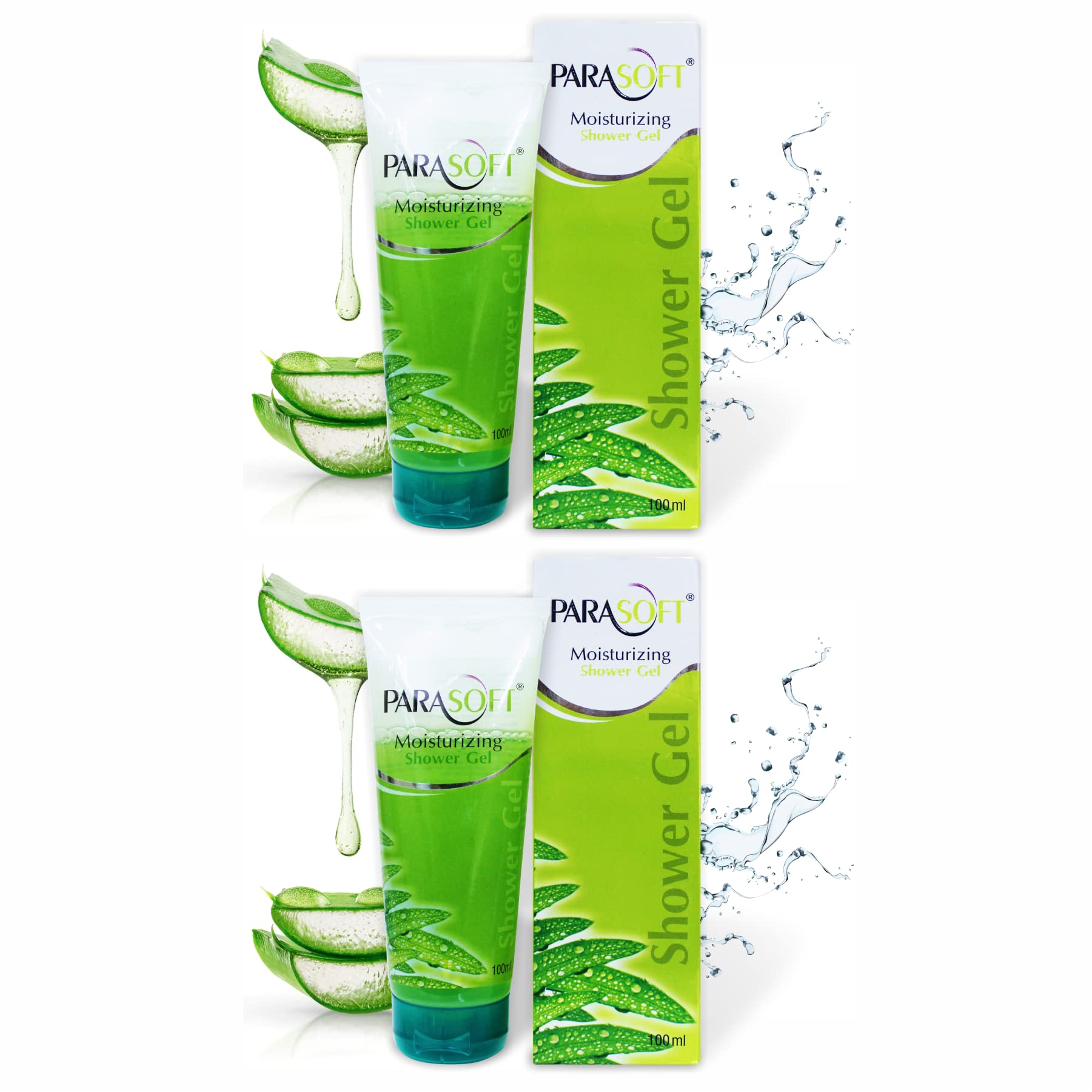 Parasoft Body Wash Deep Gentle Cleanse & Moisturizing Shower Bathing Gel For Dry Skin, Dullness, Skin Awakening & Purification F