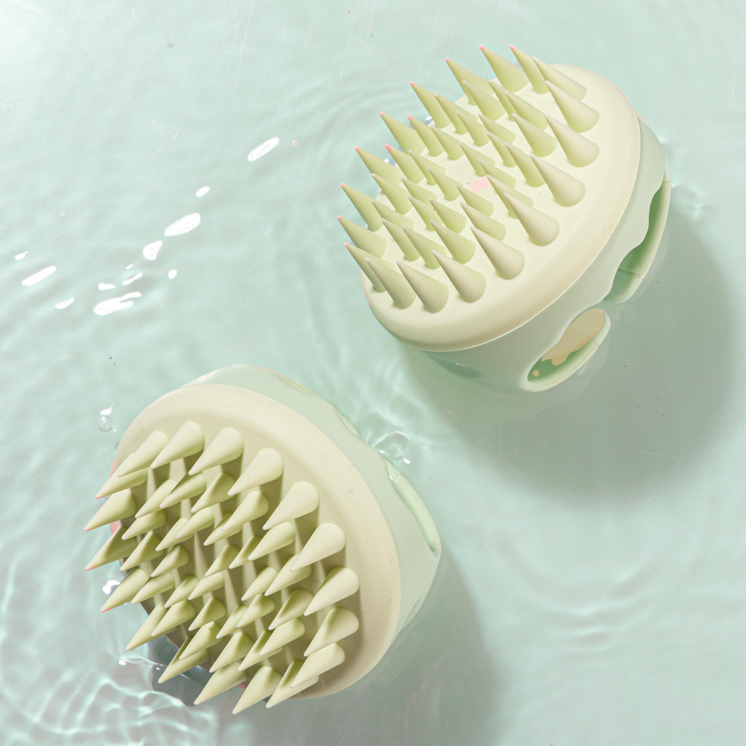 Nature Spell Scalp Massager | Scalp Scrubber with Soft Silicone Bristles | Hair Oil Applicator | Scalp Massager Hair Growth | We