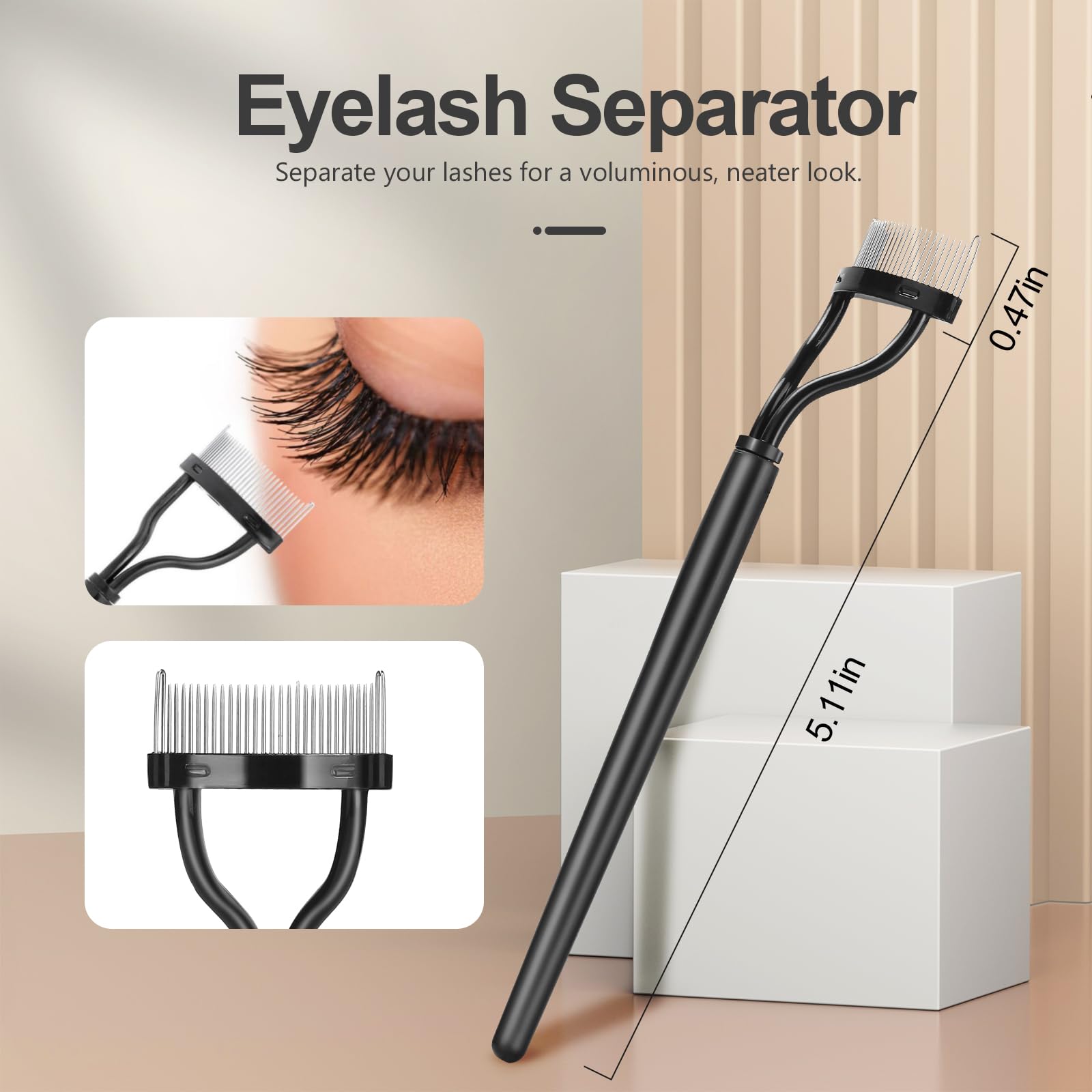 Sweet View Eyelash Comb Lash Separator Brush Mascara Clump Remover Professional Eye Makeup Tools
