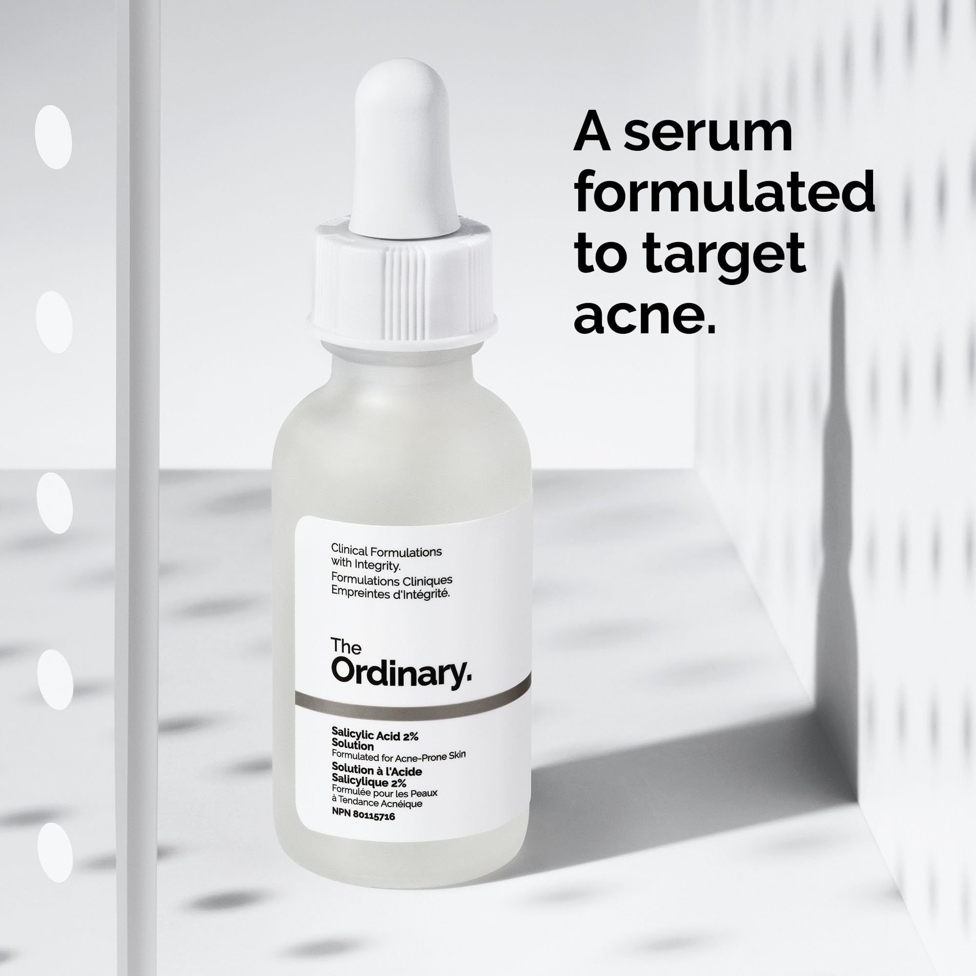 The Ordinary Salicylic Acid 2% Solution, Acne-Fighting Serum For Blemish-Prone Skin, 1 Fl Oz