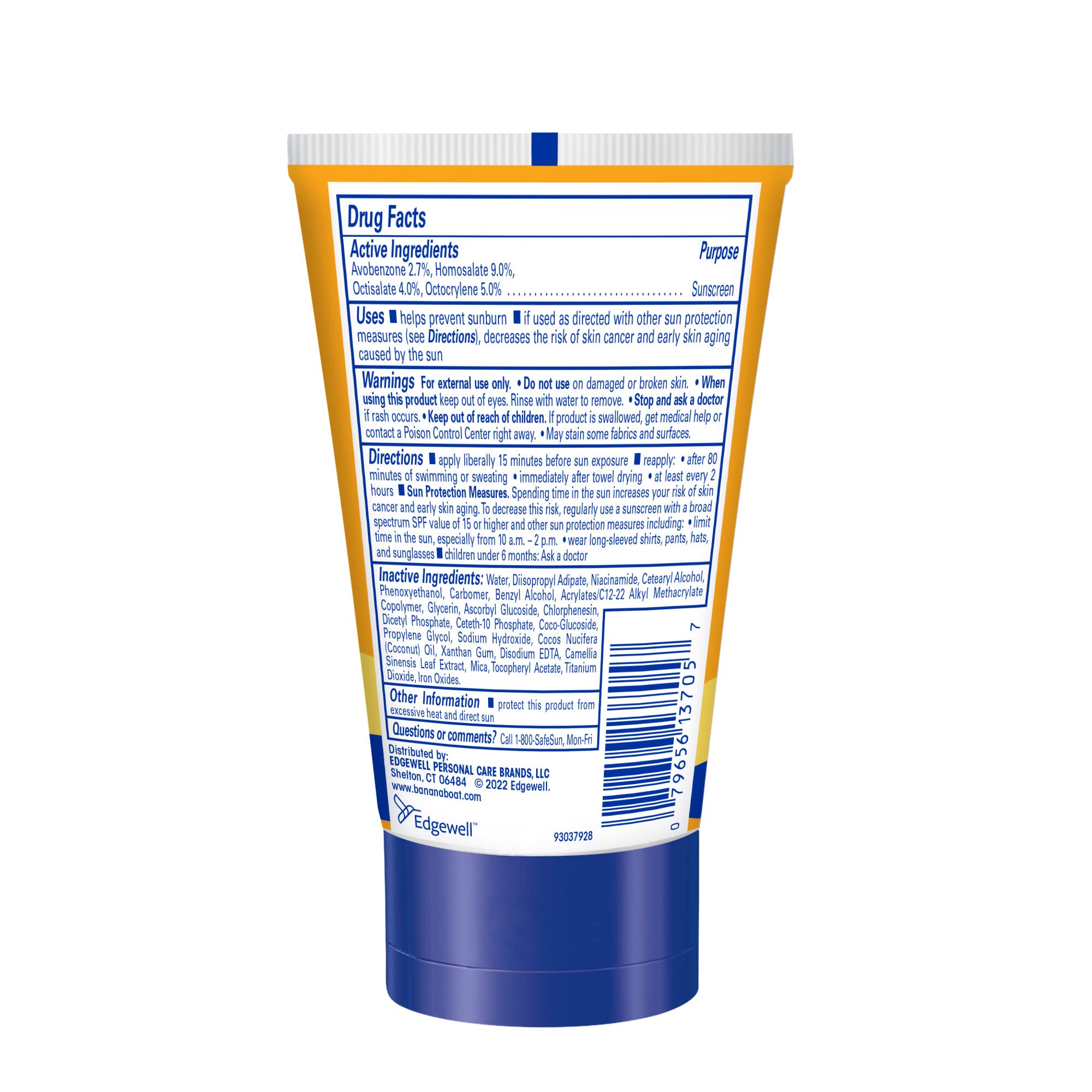 Banana Boat Protection + Vitamins Sunscreen For Face Spf 50 | Travel Size Sunscreen With Vitamin C & Niacinamide For Face | Bana
