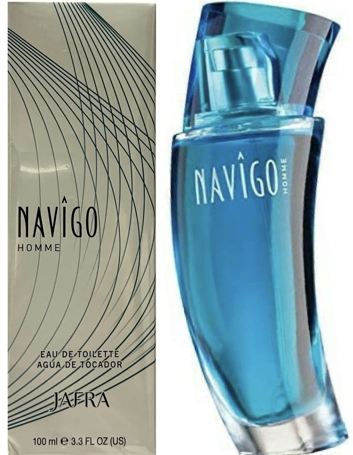 Jafra Navigo Homme Eau D' Toilette 3.3 Fl. Oz.