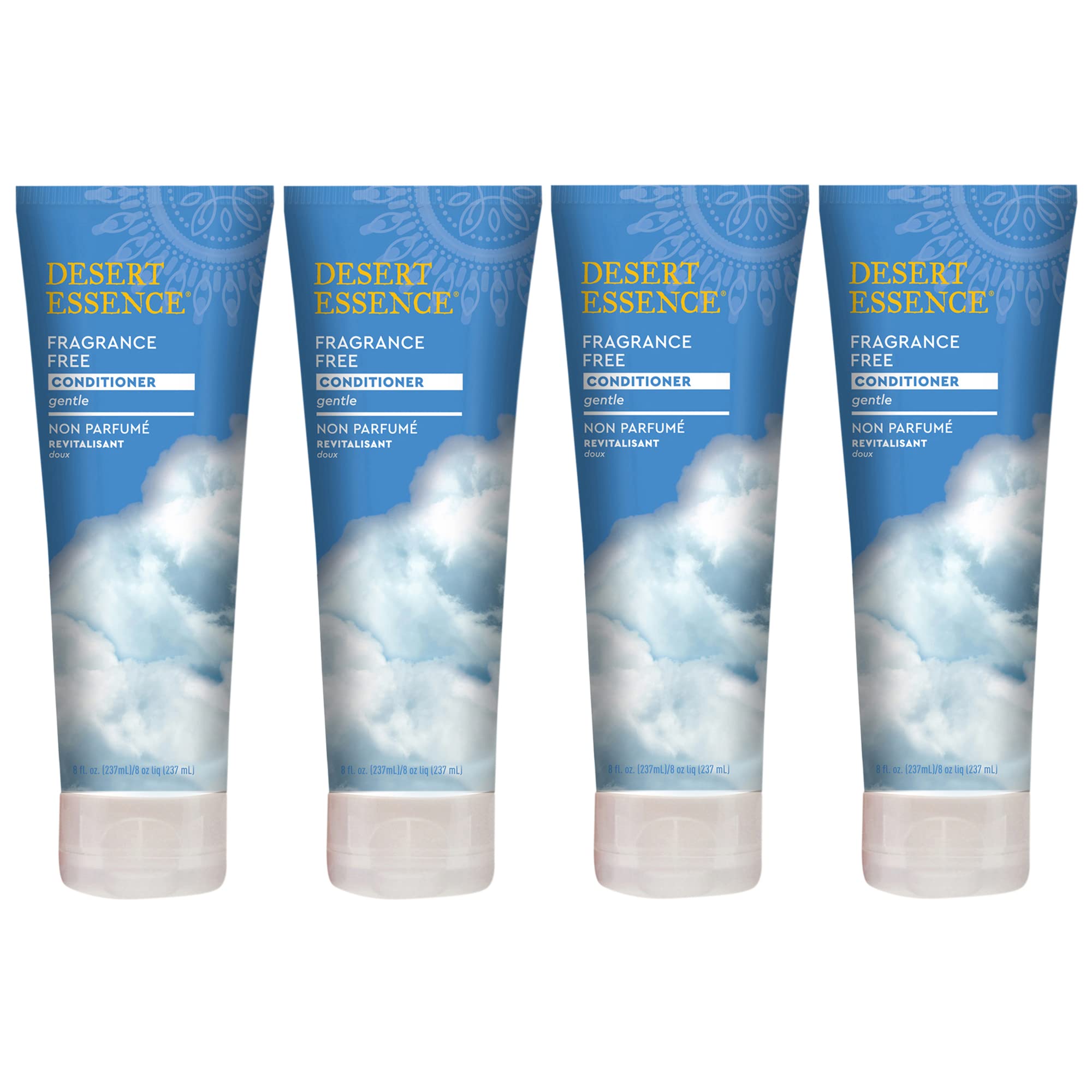 Desert Essence Conditioner, Fragrance-Free, Pack of 4